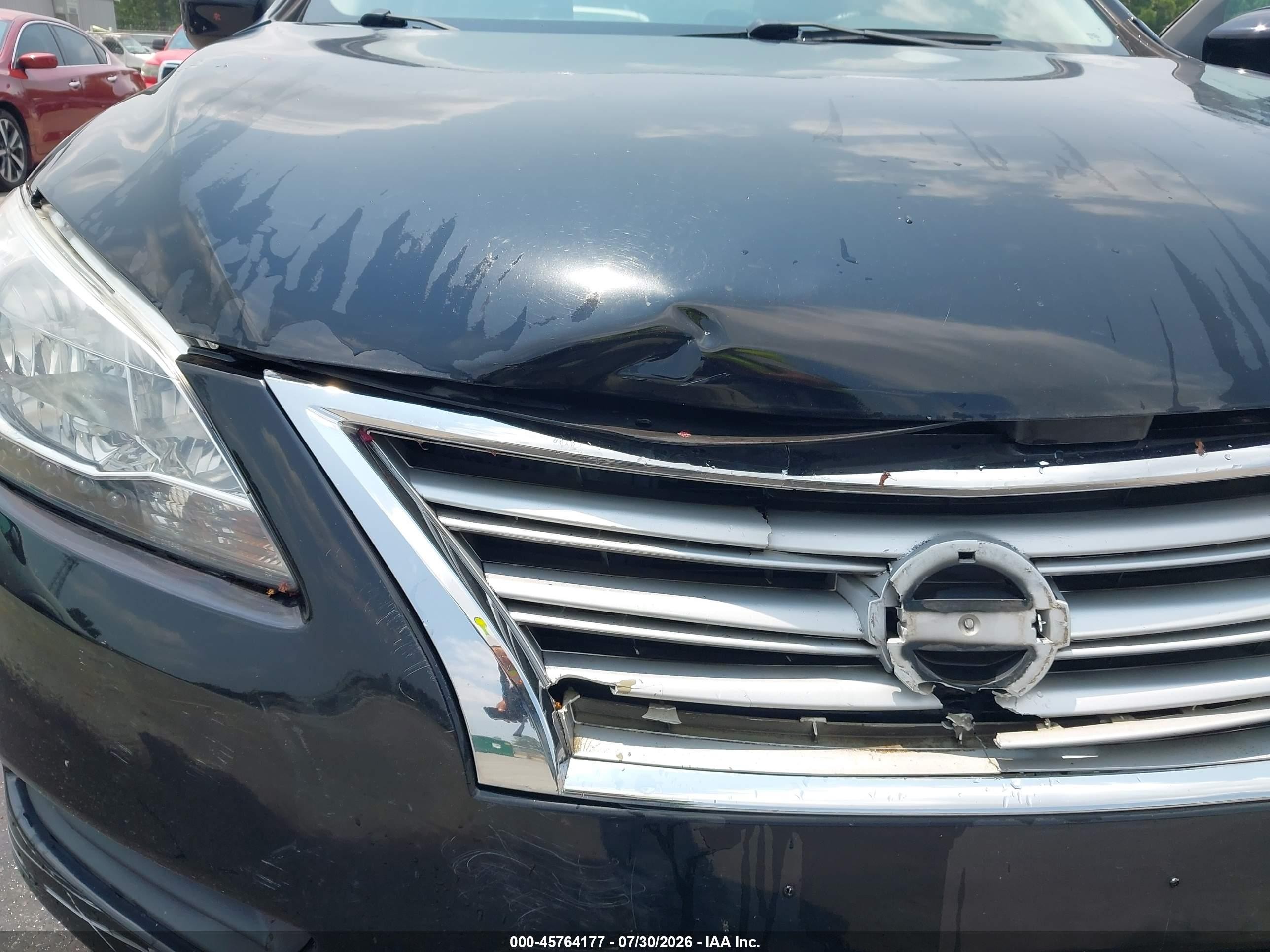 2015 Nissan Sentra S Black vin: 3N1AB7AP4FY285760