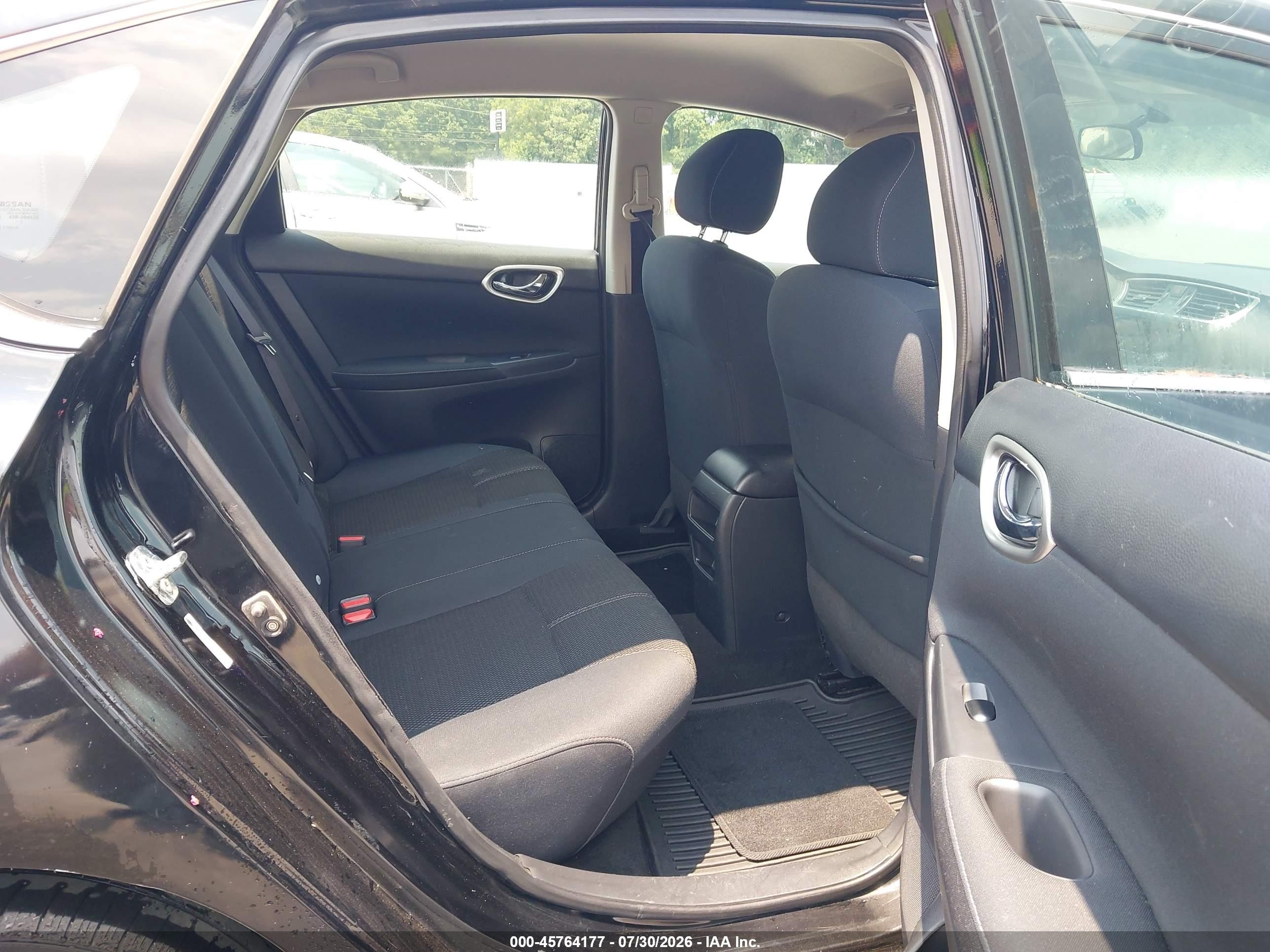 2015 Nissan Sentra S Black vin: 3N1AB7AP4FY285760