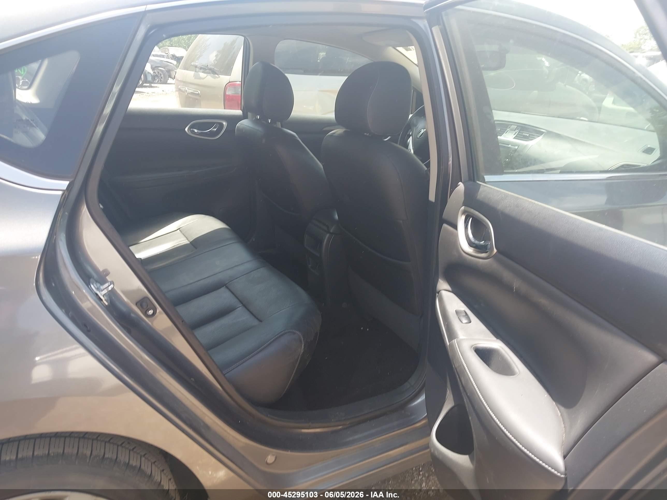 2015 Nissan Sentra Sl Gray vin: 3N1AB7AP4FY288755