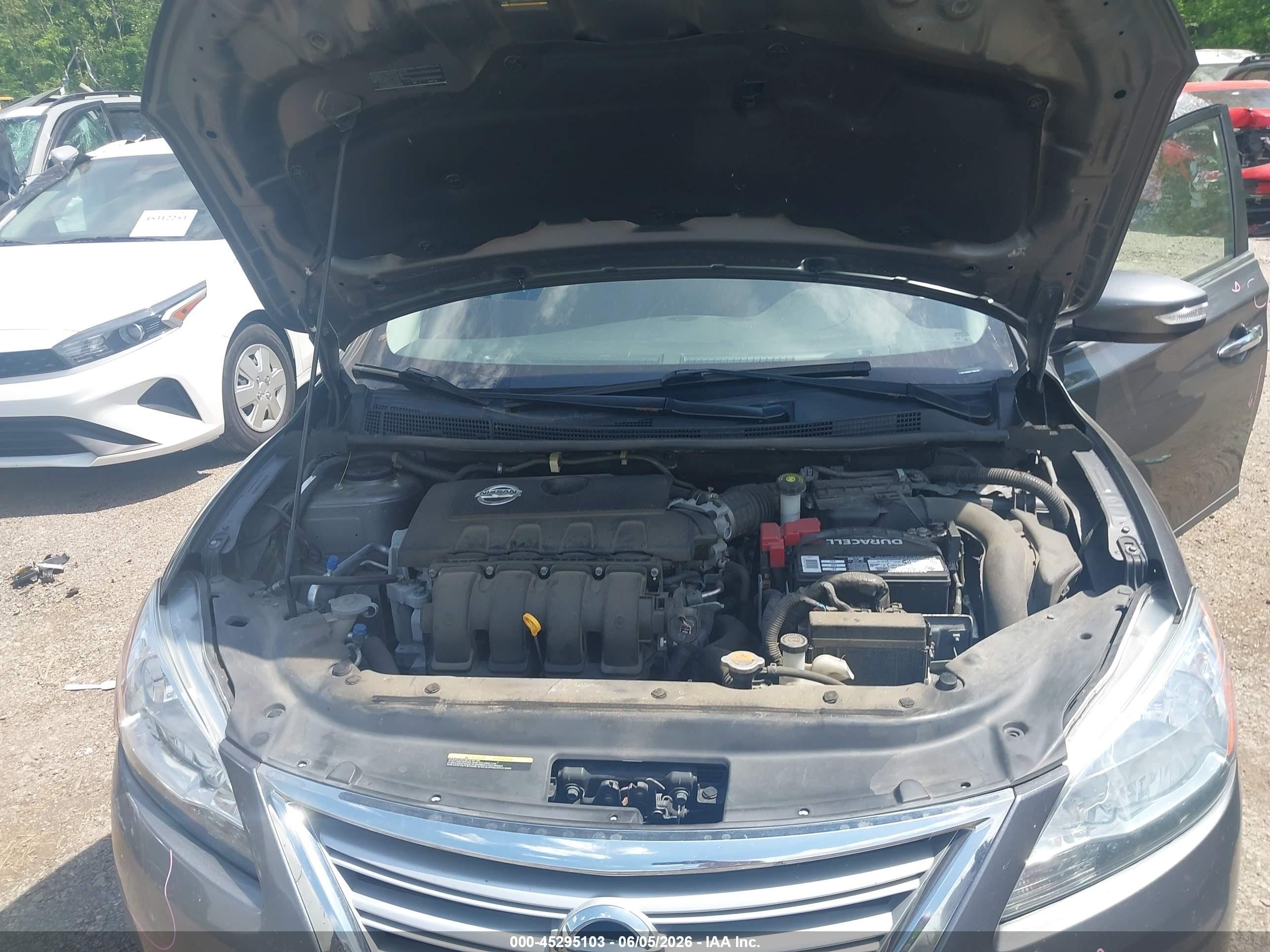 2015 Nissan Sentra Sl Gray vin: 3N1AB7AP4FY288755