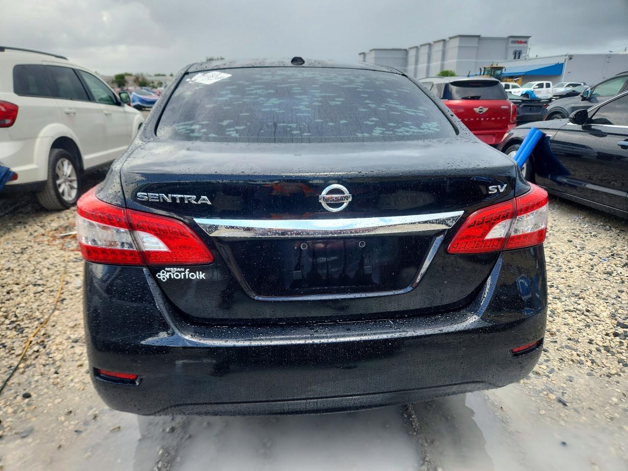 2015 Nissan Sentra Sv Black vin: 3N1AB7AP4FY290554