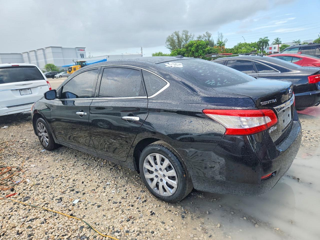 2015 Nissan Sentra Sv Black vin: 3N1AB7AP4FY290554
