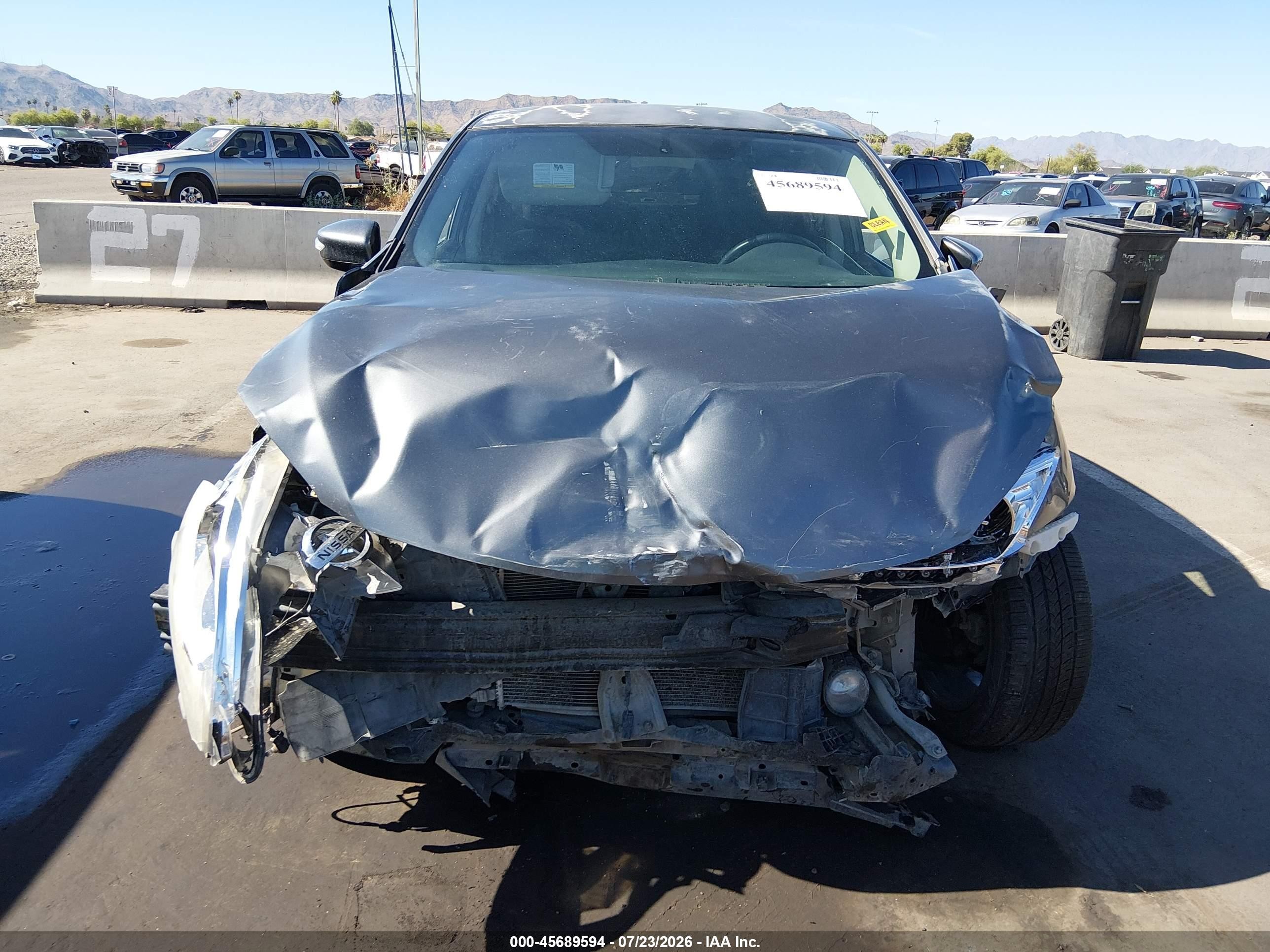 2015 Nissan Sentra Sr Серый vin: 3N1AB7AP4FY291185