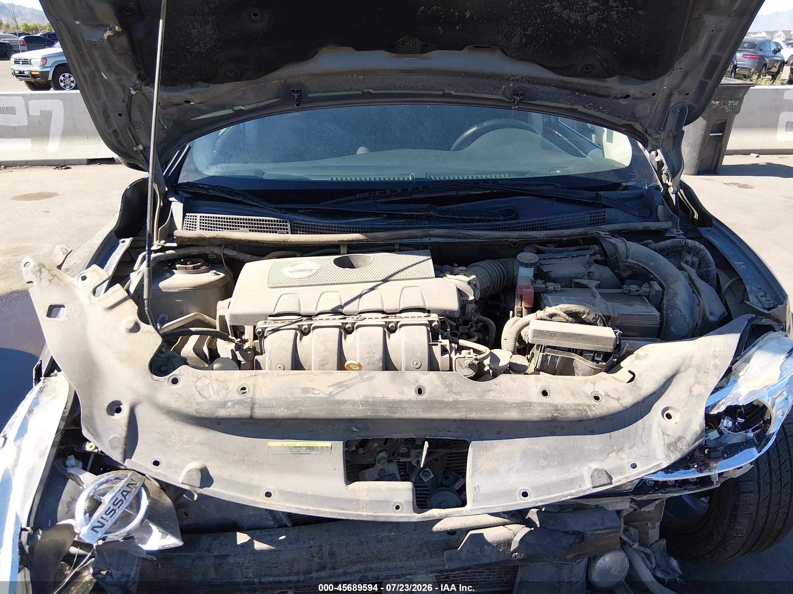 2015 Nissan Sentra Sr Серый vin: 3N1AB7AP4FY291185