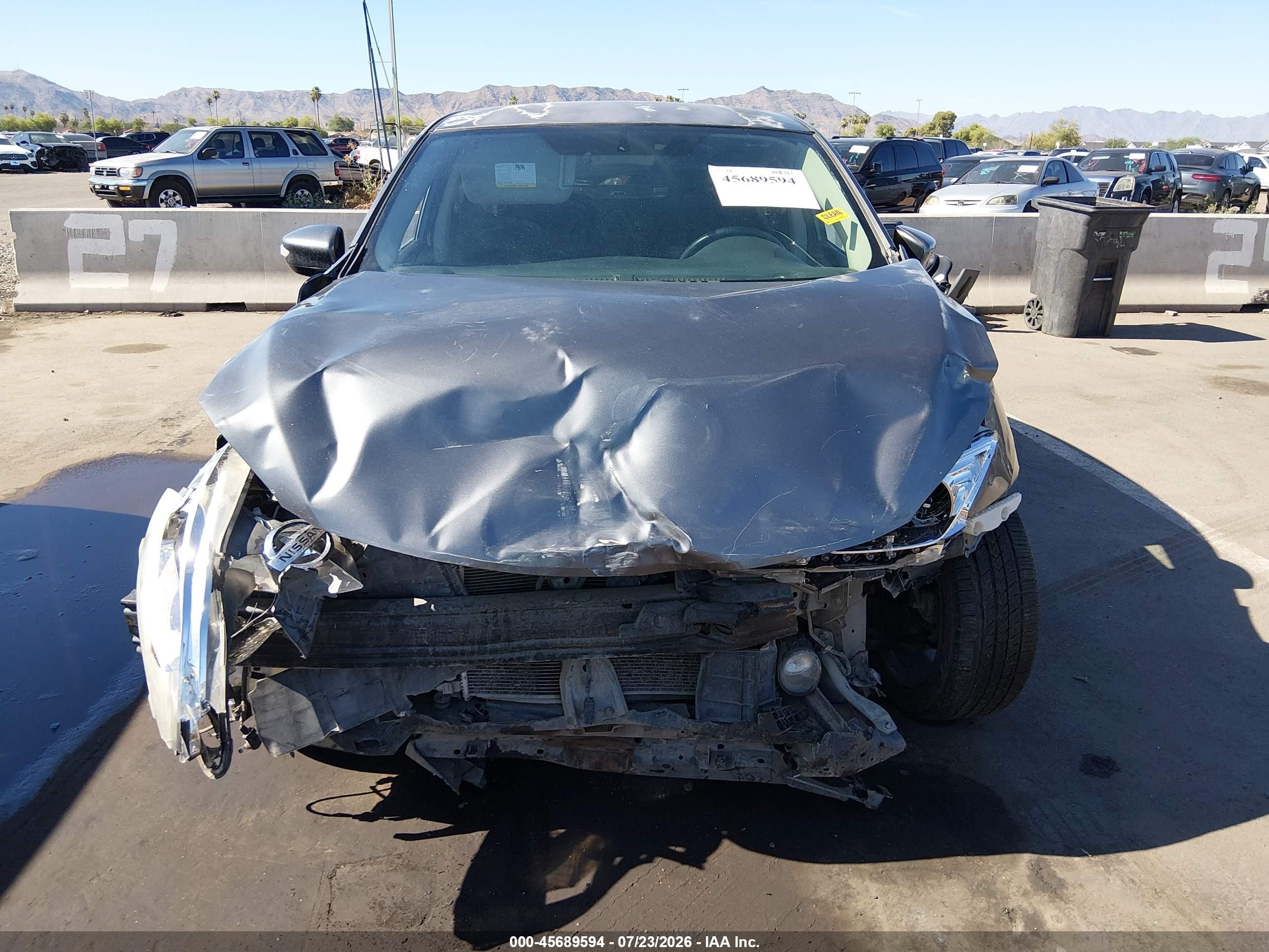 2015 Nissan Sentra Sr Серый vin: 3N1AB7AP4FY291185