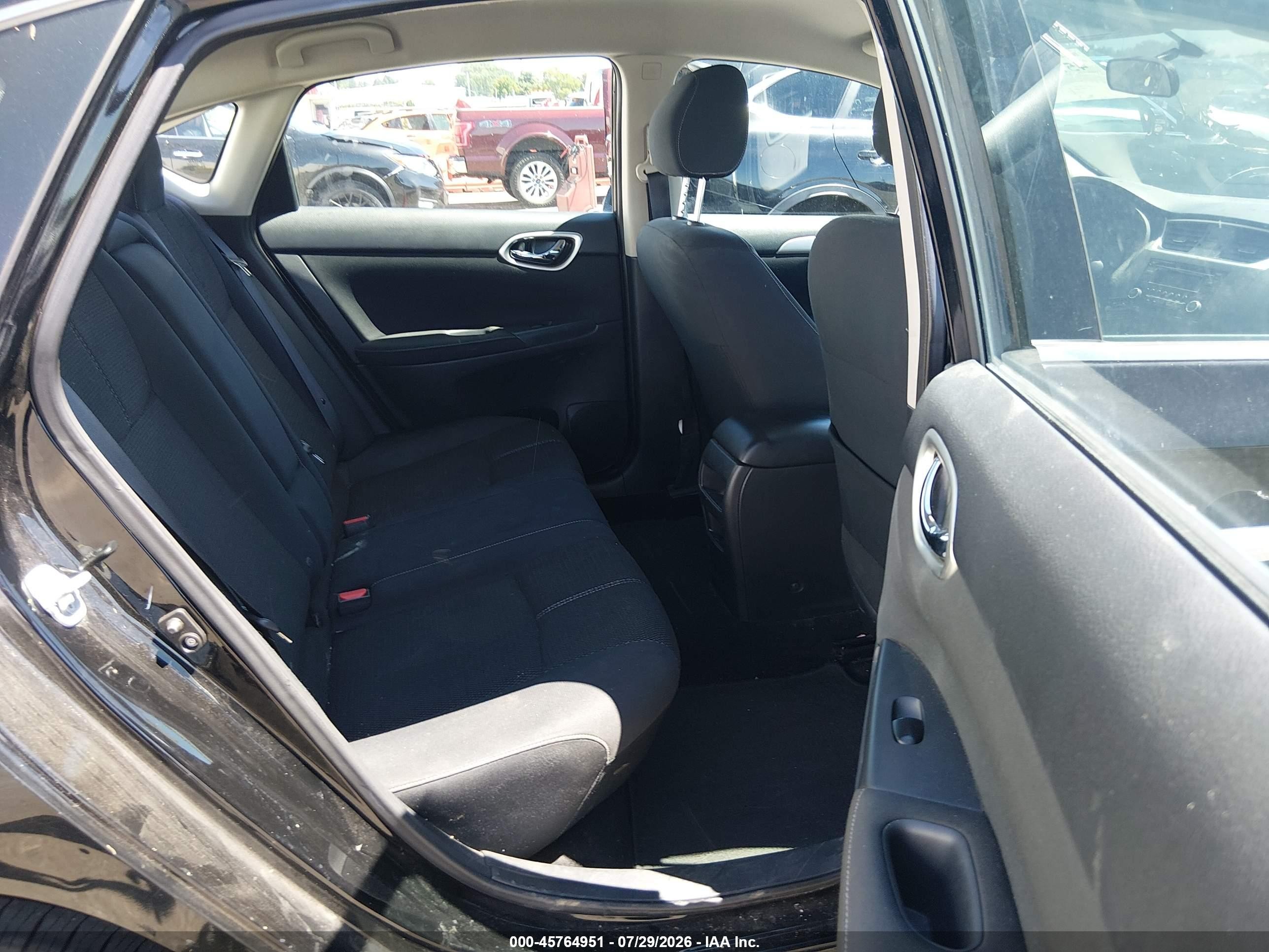2015 Nissan Sentra S Black vin: 3N1AB7AP4FY291770