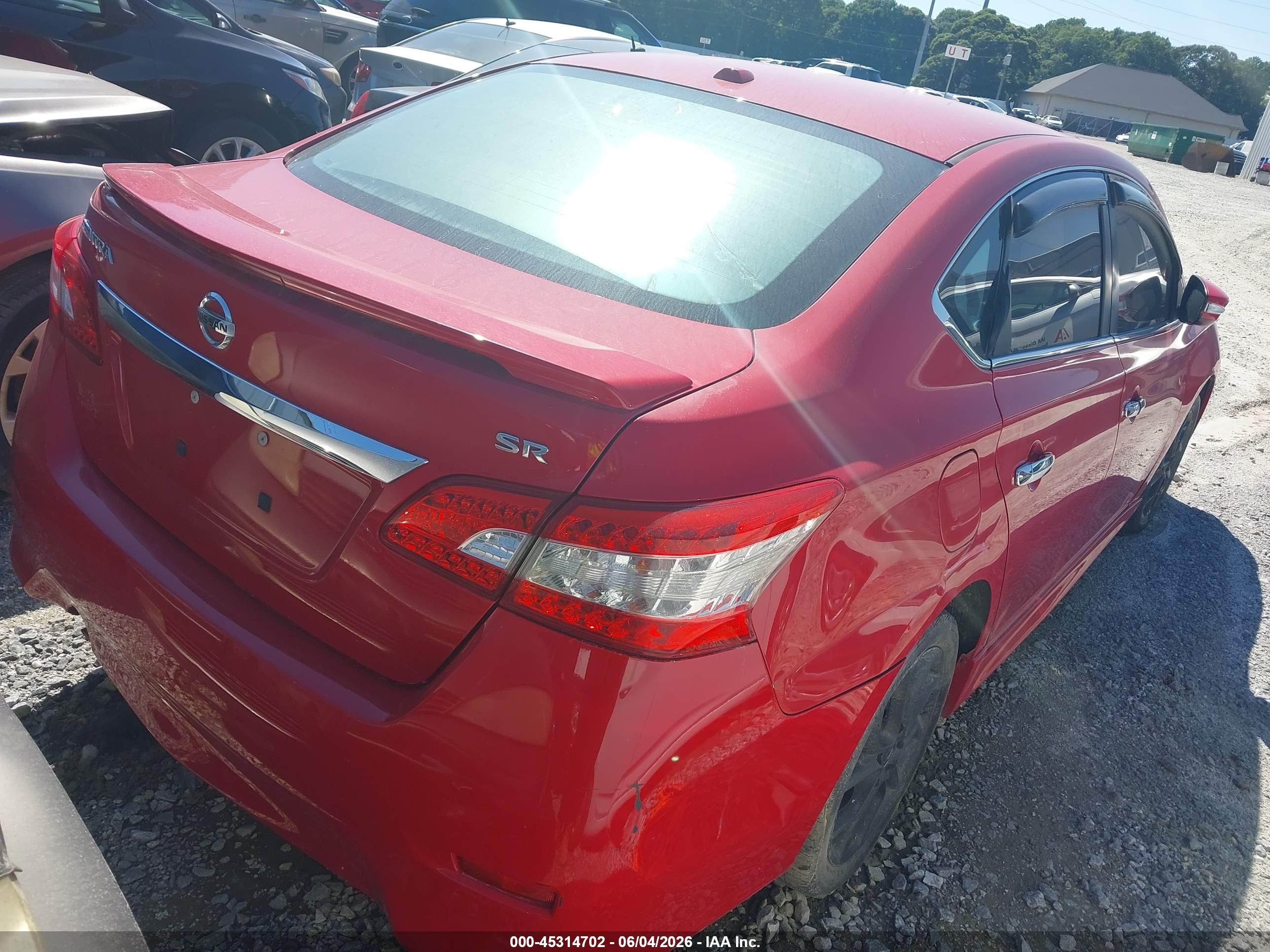 2015 Nissan Sentra Sr Красный vin: 3N1AB7AP4FY294068