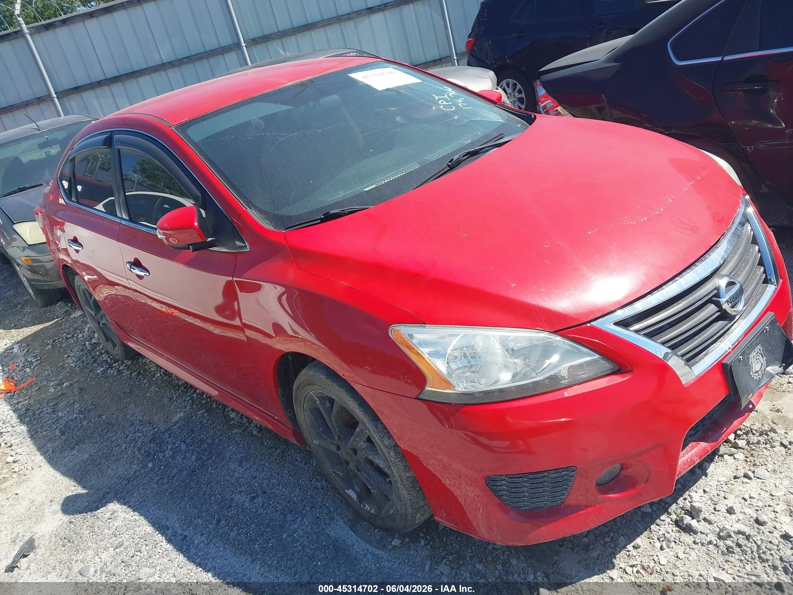 2015 Nissan Sentra Sr Красный vin: 3N1AB7AP4FY294068