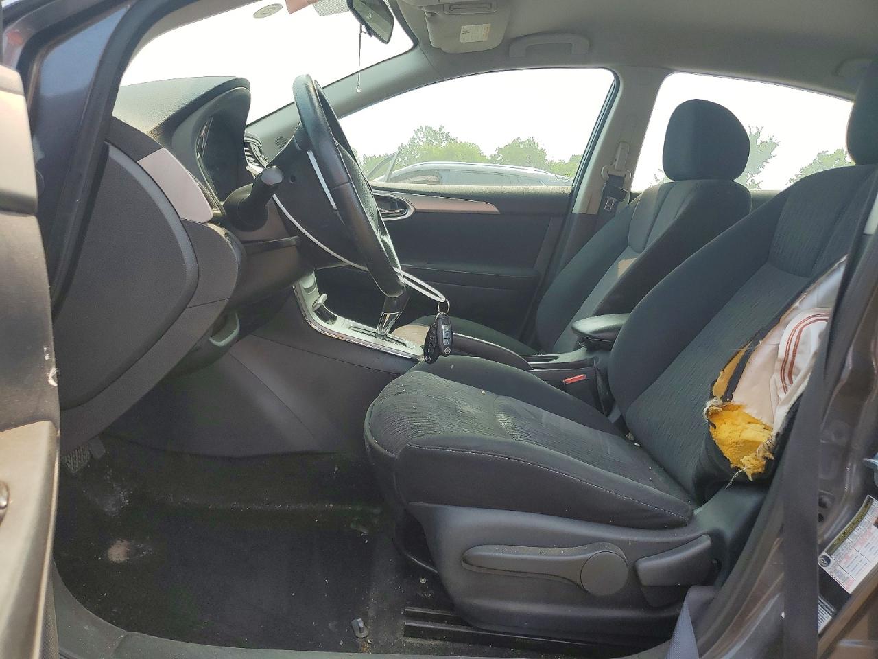 2015 Nissan Sentra Sv Gray vin: 3N1AB7AP4FY303660