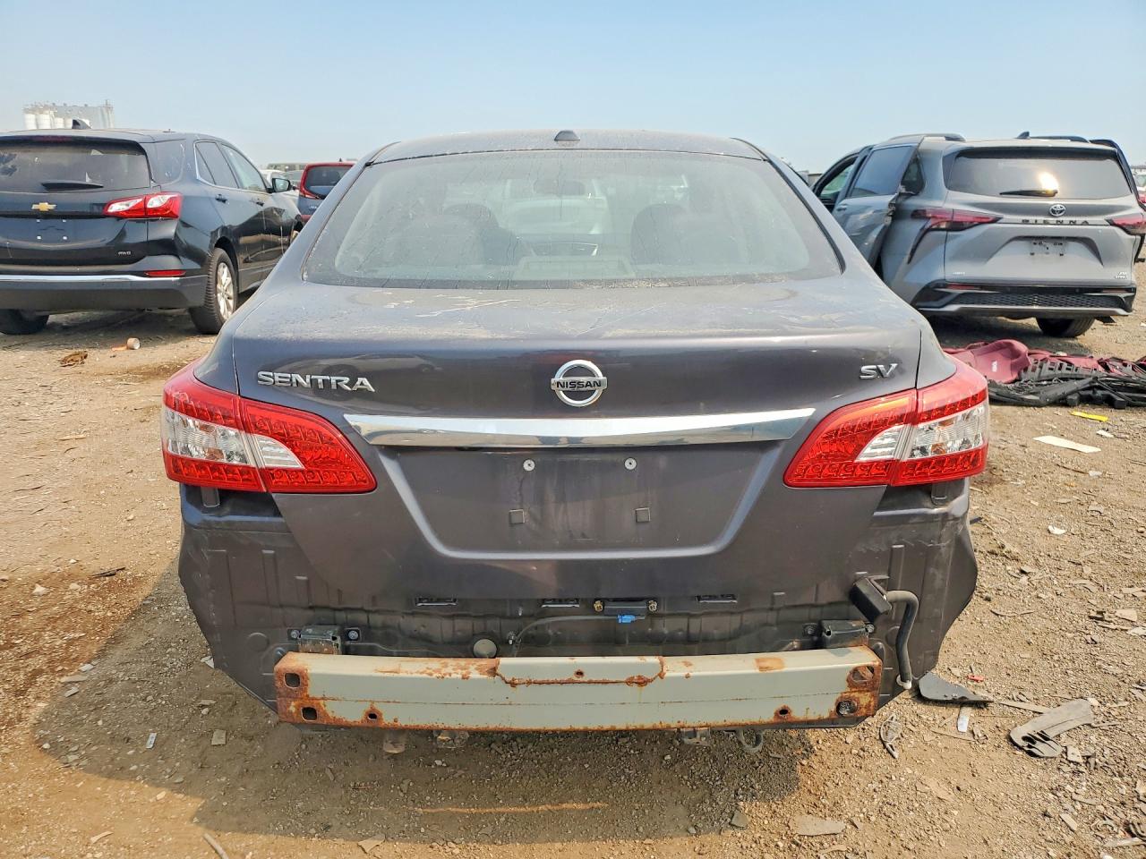 2015 Nissan Sentra Sv Gray vin: 3N1AB7AP4FY303660