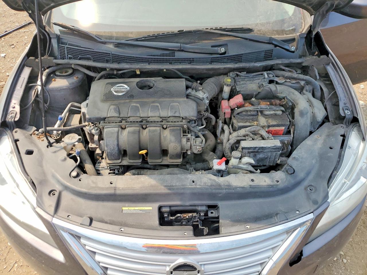 2015 Nissan Sentra Sv Gray vin: 3N1AB7AP4FY303660