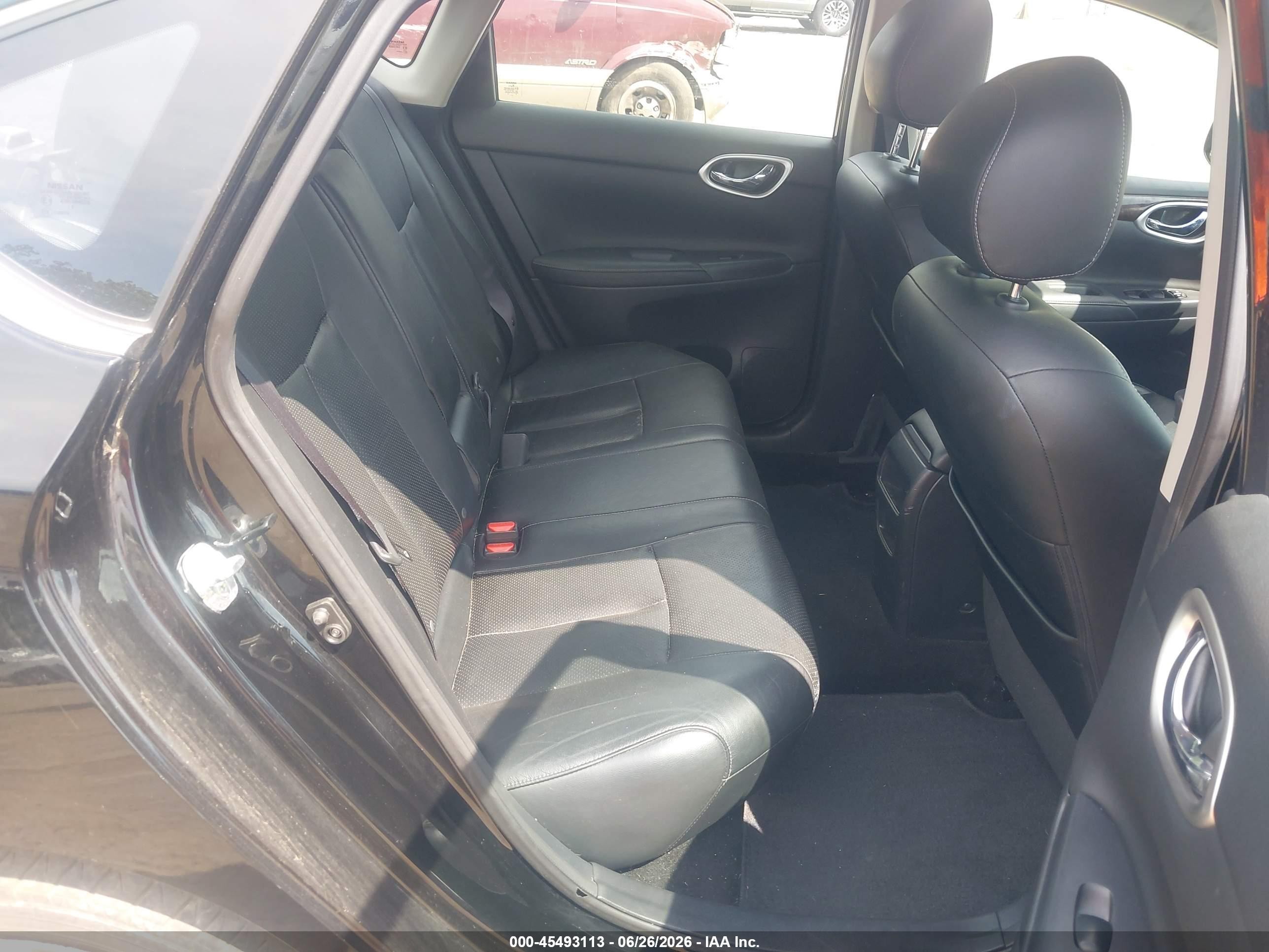 2015 Nissan Sentra Sl Black vin: 3N1AB7AP4FY307434