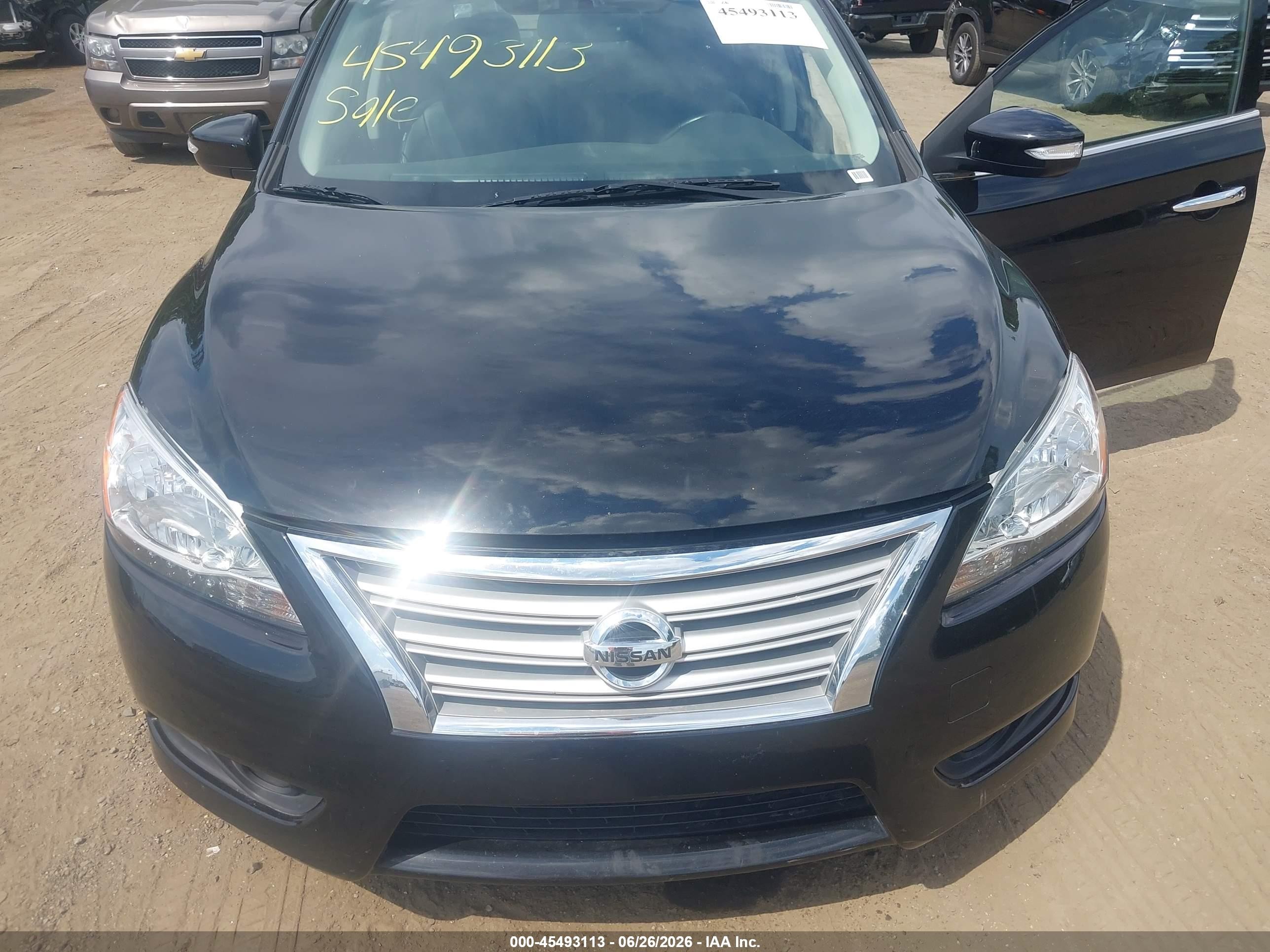2015 Nissan Sentra Sl Black vin: 3N1AB7AP4FY307434