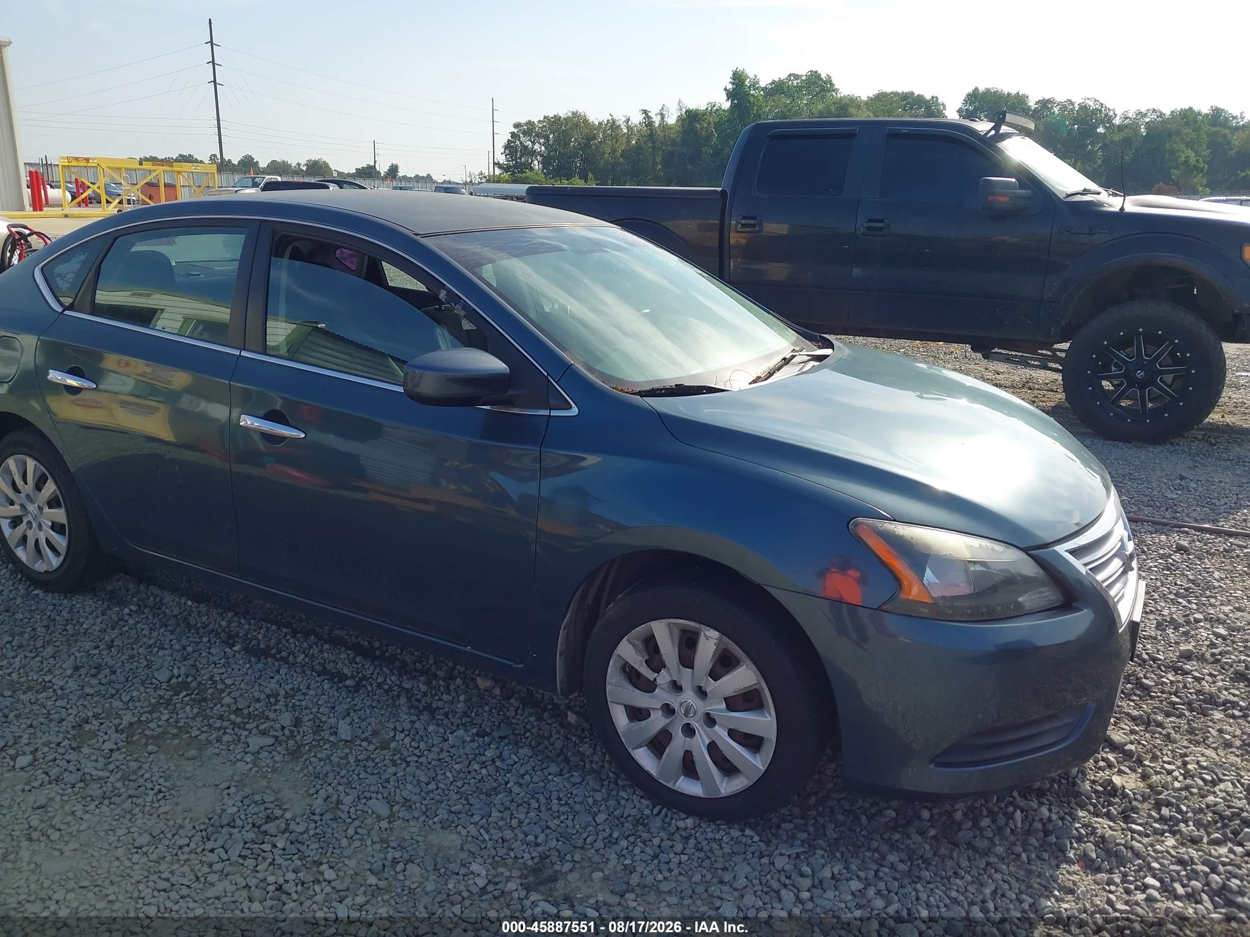 2015 Nissan Sentra Sv Gray vin: 3N1AB7AP4FY311466