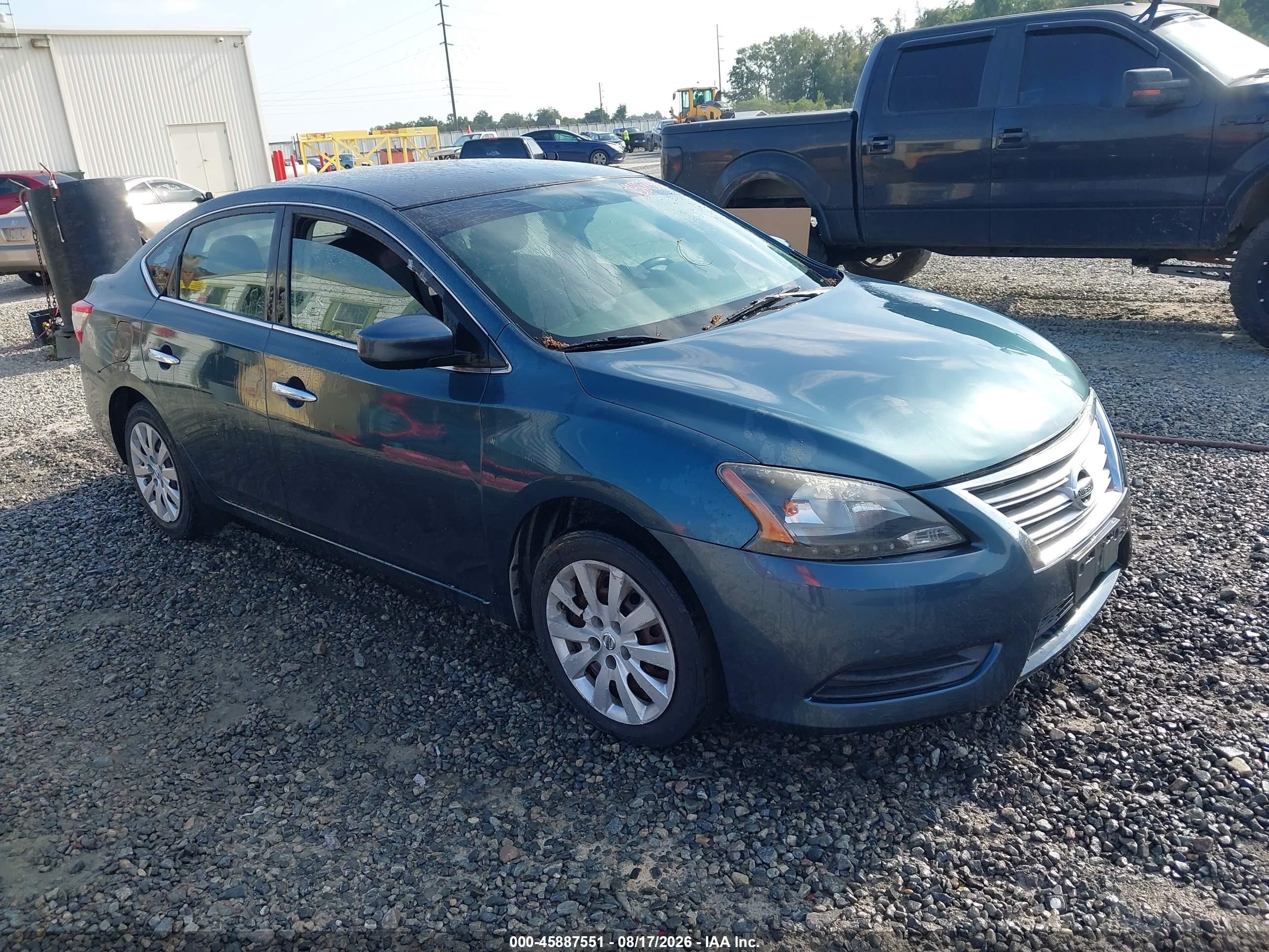 2015 Nissan Sentra Sv Серый vin: 3N1AB7AP4FY311466