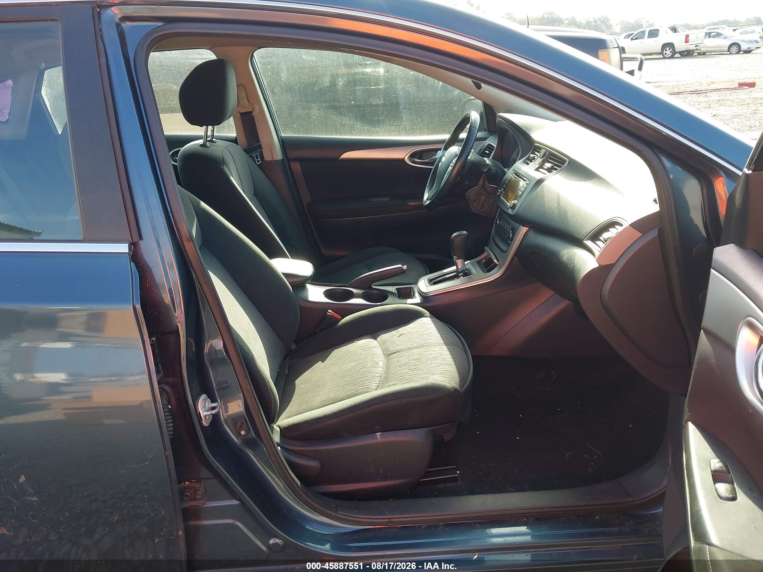 2015 Nissan Sentra Sv Gray vin: 3N1AB7AP4FY311466