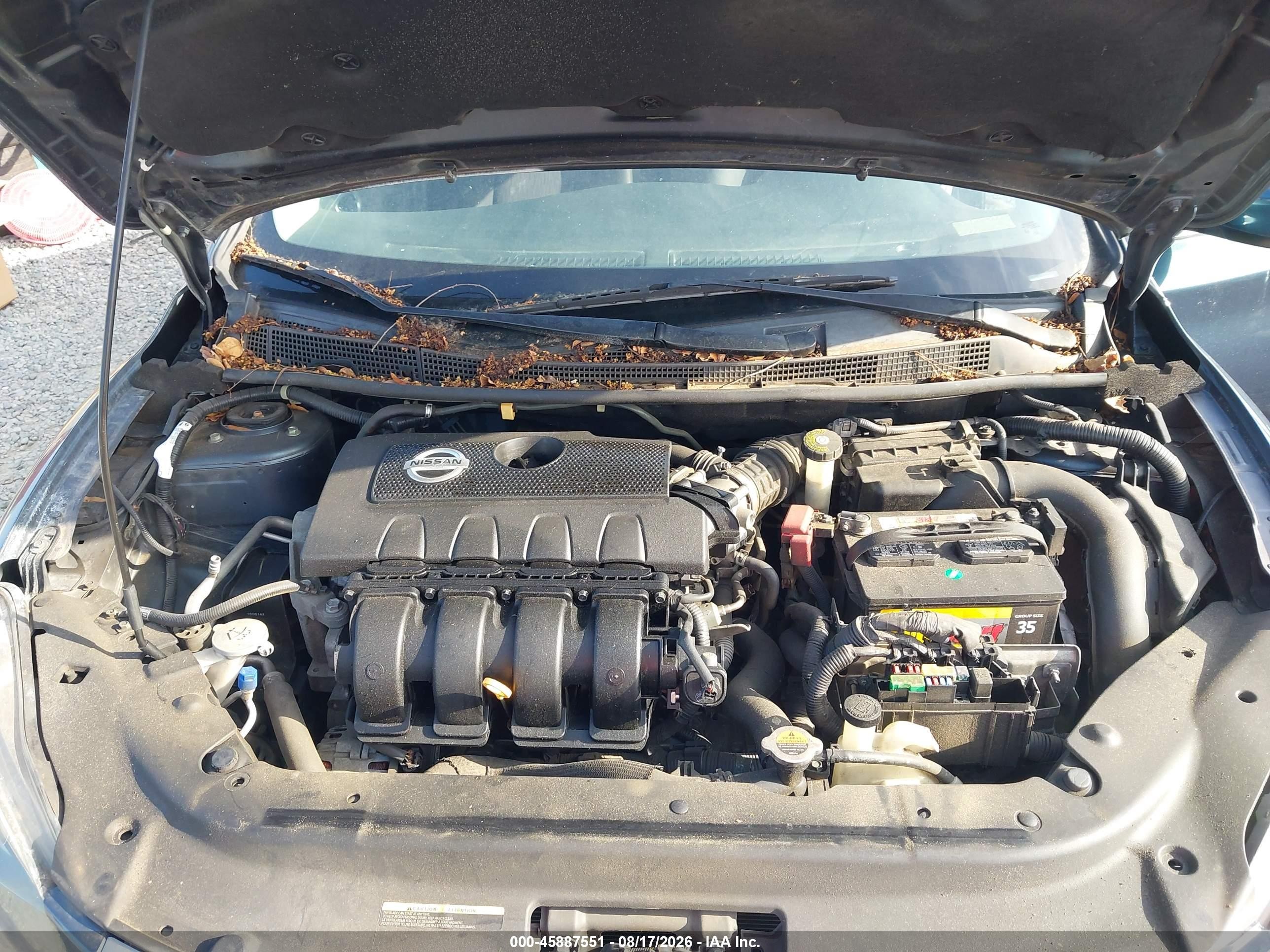 2015 Nissan Sentra Sv Gray vin: 3N1AB7AP4FY311466
