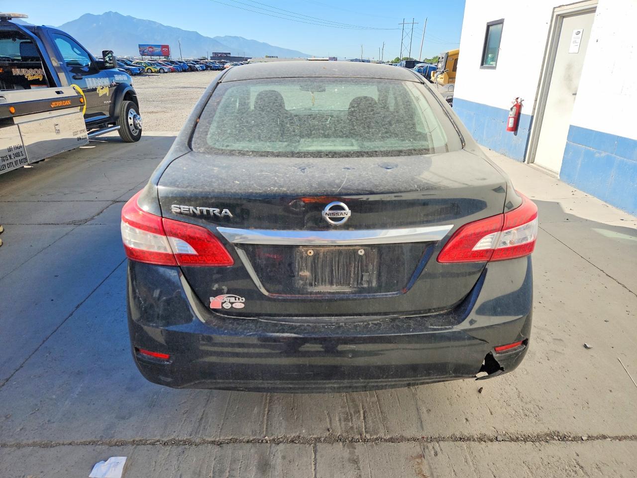 2015 Nissan Sentra S Black vin: 3N1AB7AP4FY316599
