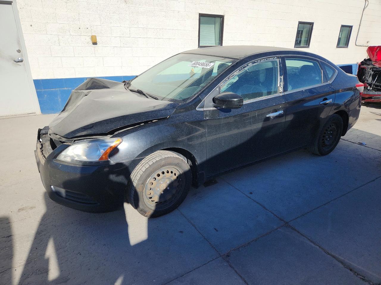 2015 Nissan Sentra S Черный vin: 3N1AB7AP4FY316599