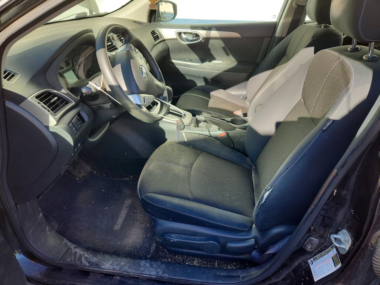 2015 Nissan Sentra S Black vin: 3N1AB7AP4FY316599