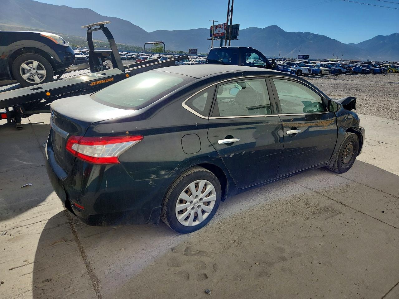 2015 Nissan Sentra S Black vin: 3N1AB7AP4FY316599