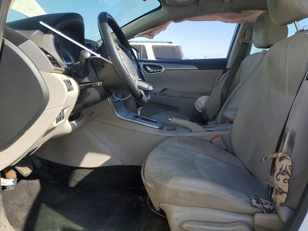2015 Niss Sentra White vin: 3N1AB7AP4FY316912