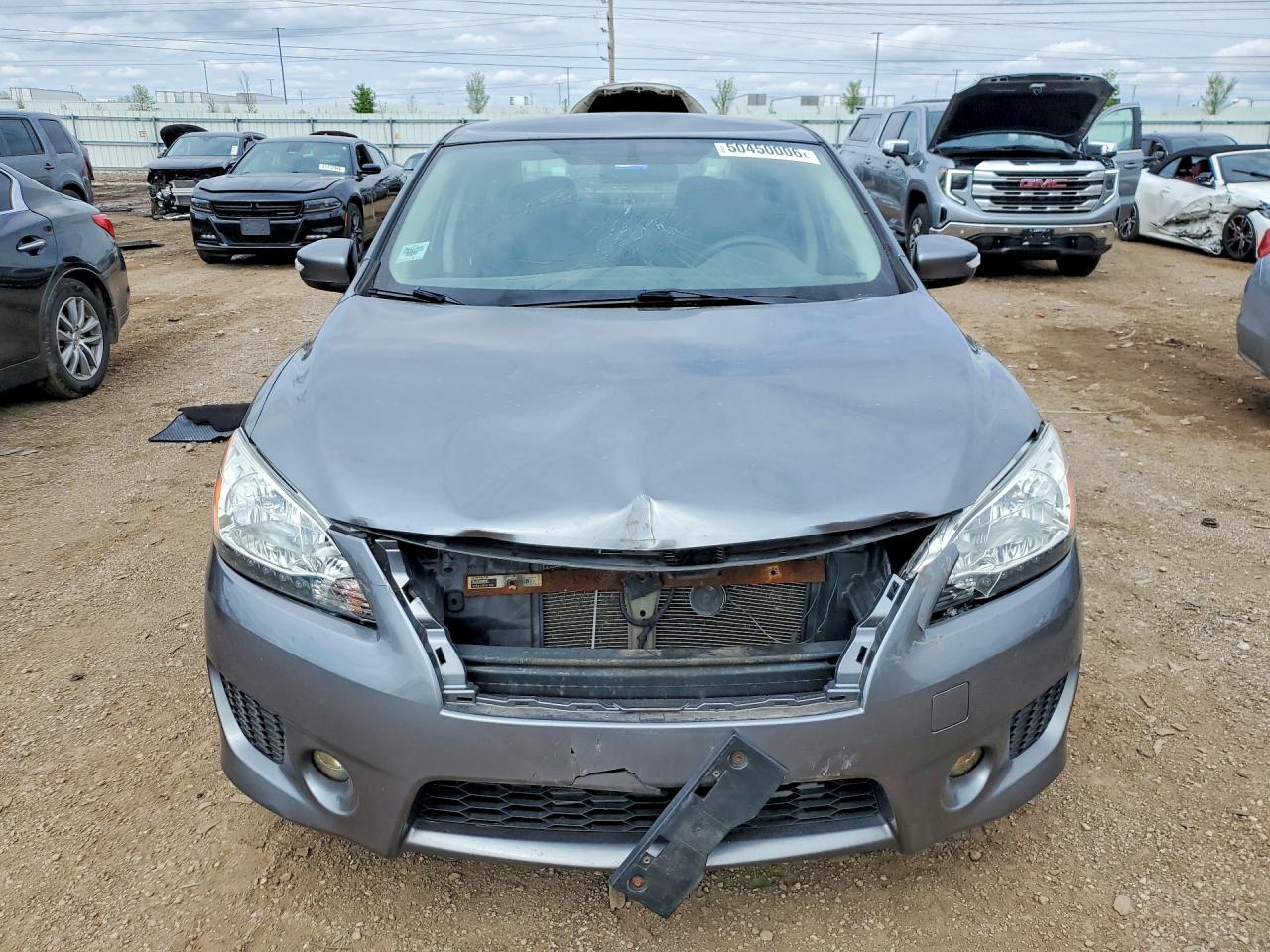 2015 Nissan Sentra Sr Gray vin: 3N1AB7AP4FY317915
