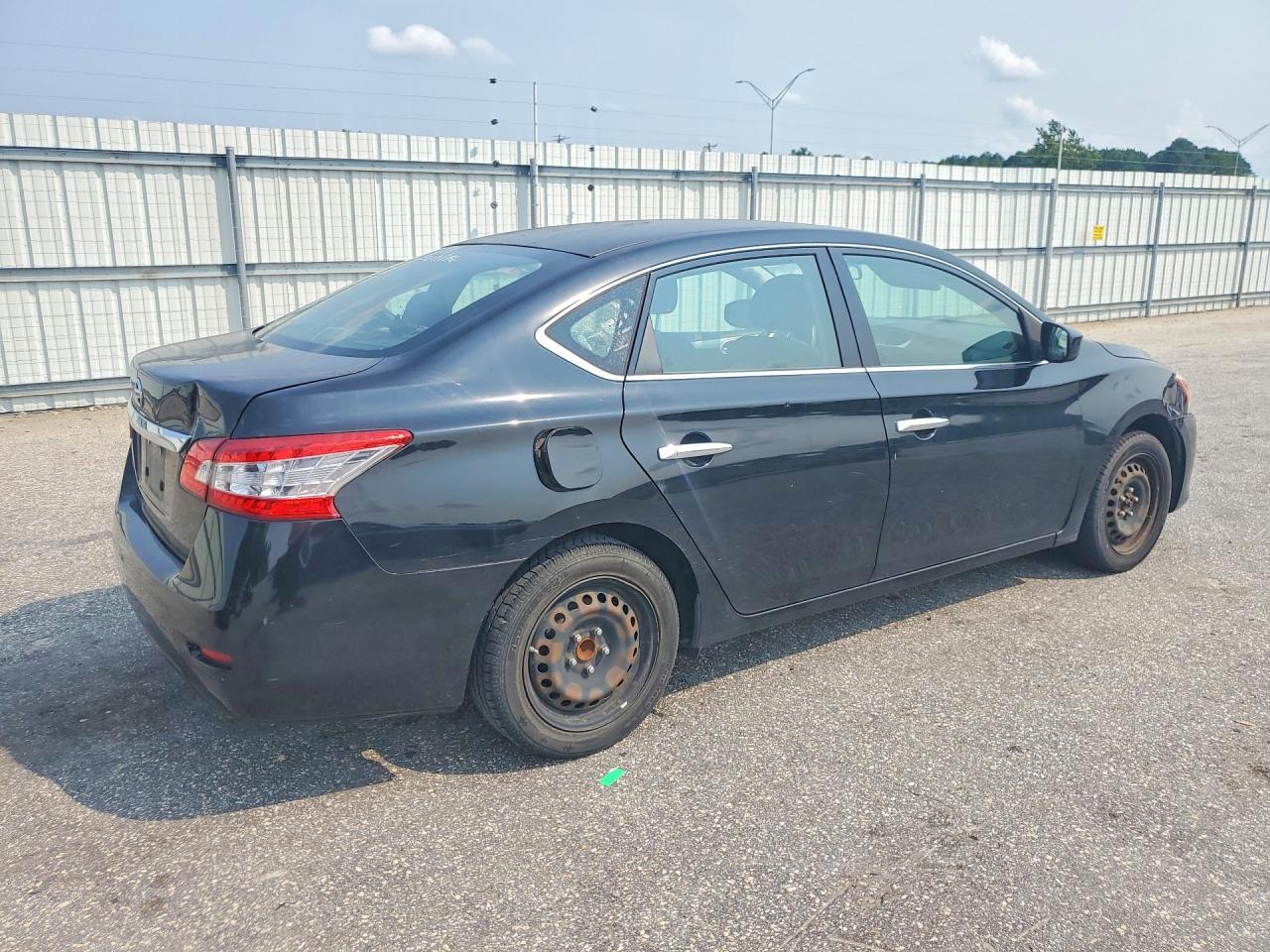 2015 Nissan Sentra S Black vin: 3N1AB7AP4FY324363