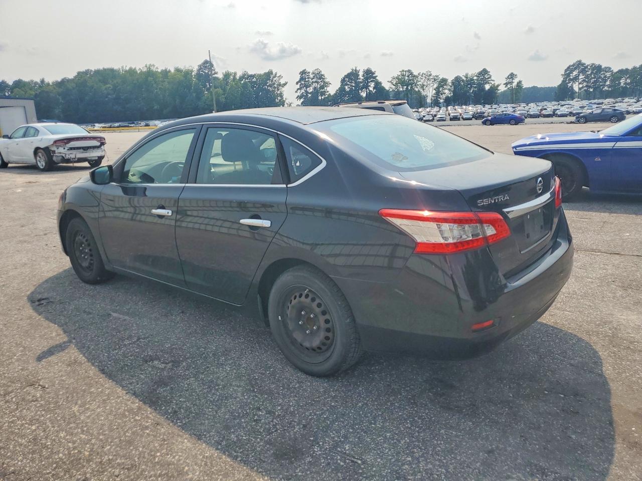 2015 Nissan Sentra S Black vin: 3N1AB7AP4FY324363