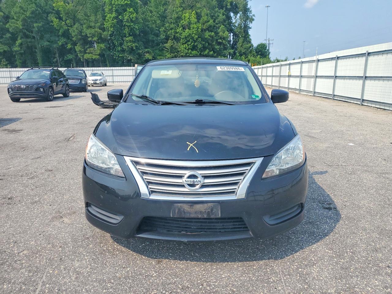 2015 Nissan Sentra S Black vin: 3N1AB7AP4FY324363