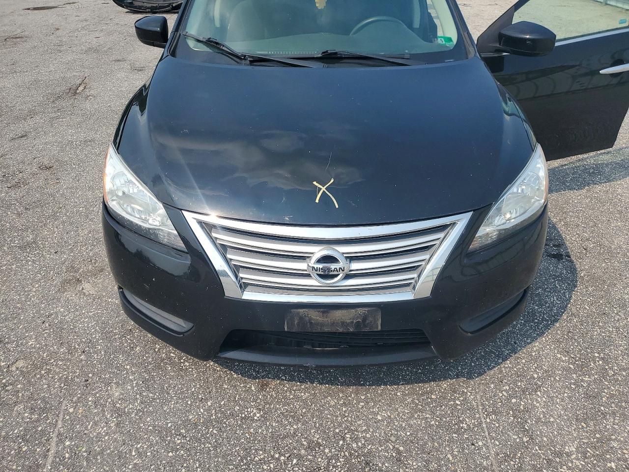 2015 Nissan Sentra S Black vin: 3N1AB7AP4FY324363