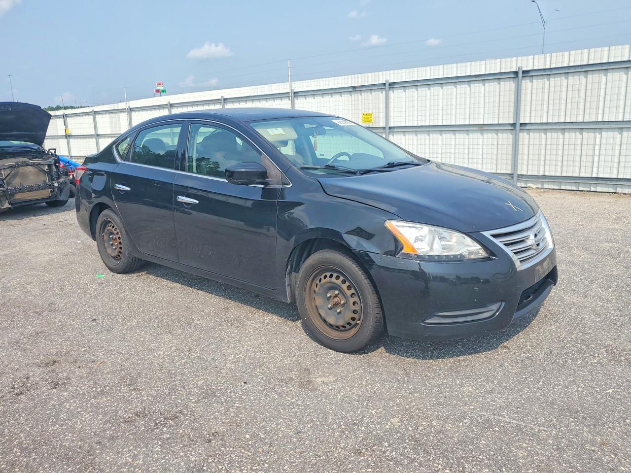 2015 Nissan Sentra S Black vin: 3N1AB7AP4FY324363
