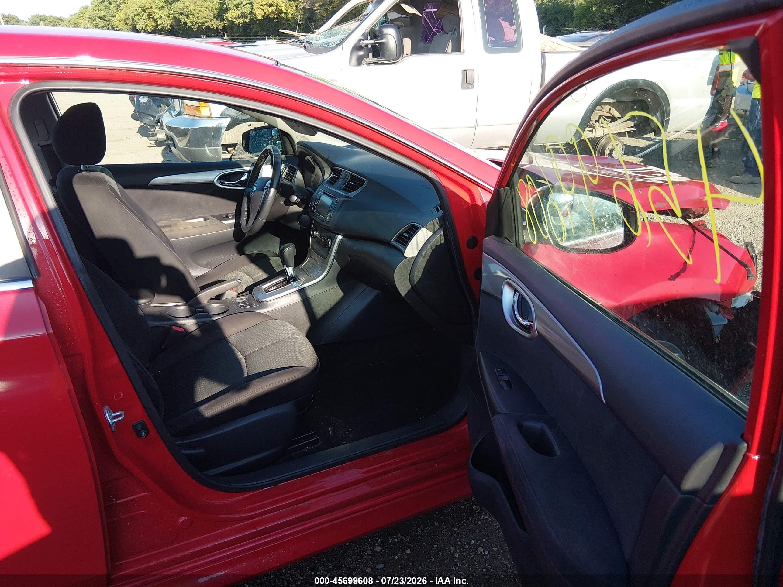 2015 Nissan Sentra Sr Red vin: 3N1AB7AP4FY325500