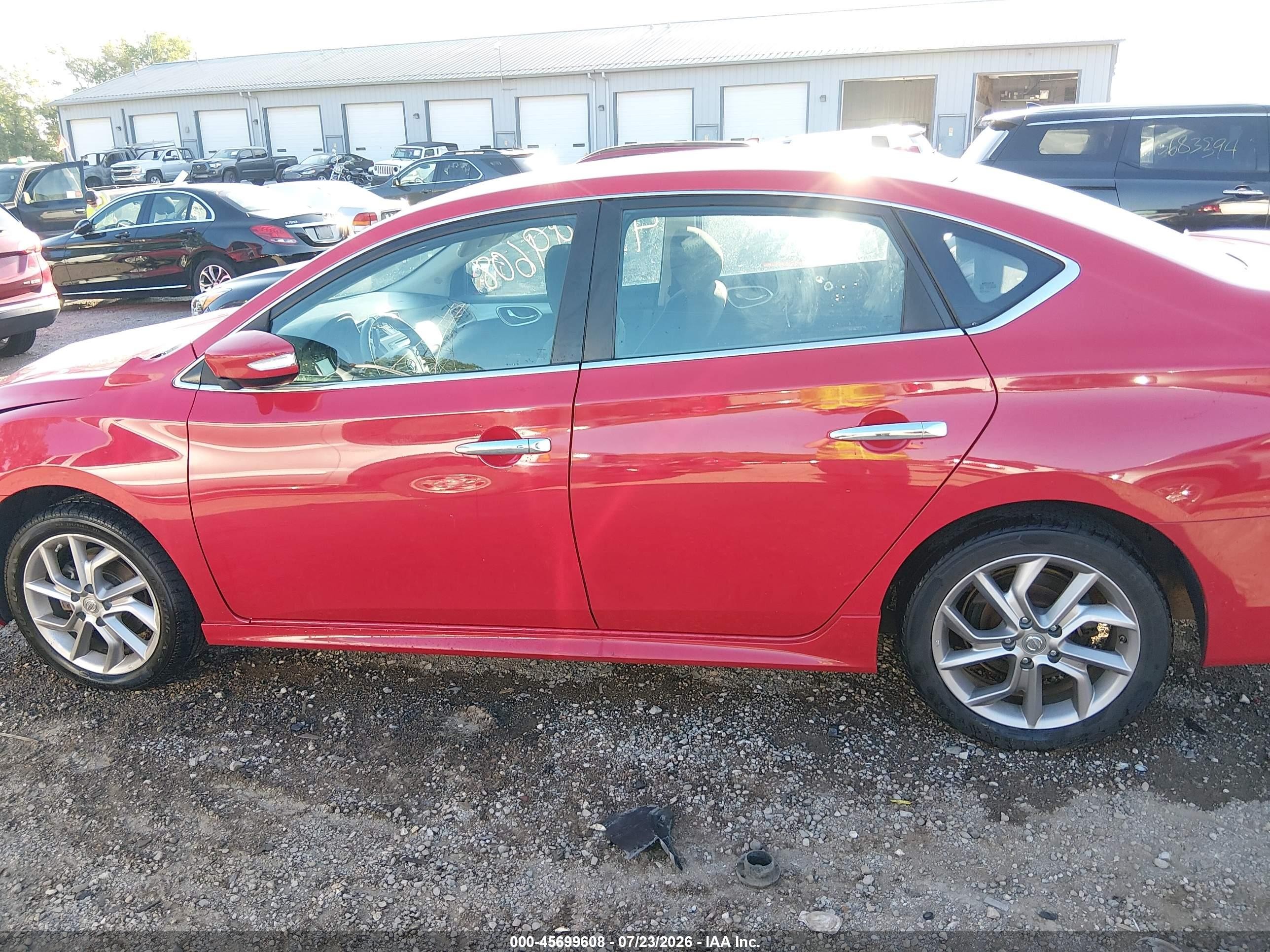 2015 Nissan Sentra Sr Red vin: 3N1AB7AP4FY325500