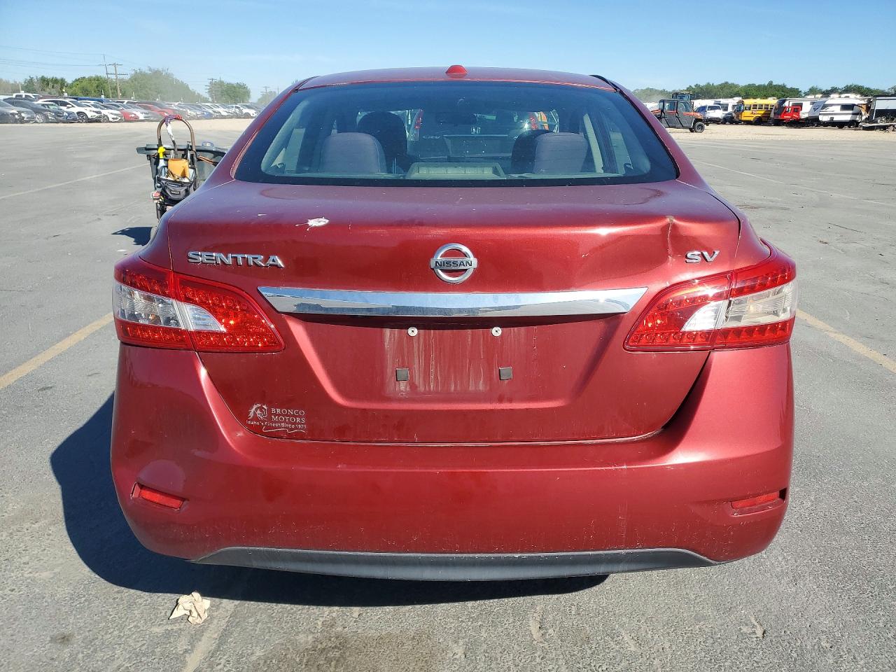 2015 Nissan Sentra Sv Красный vin: 3N1AB7AP4FY328784