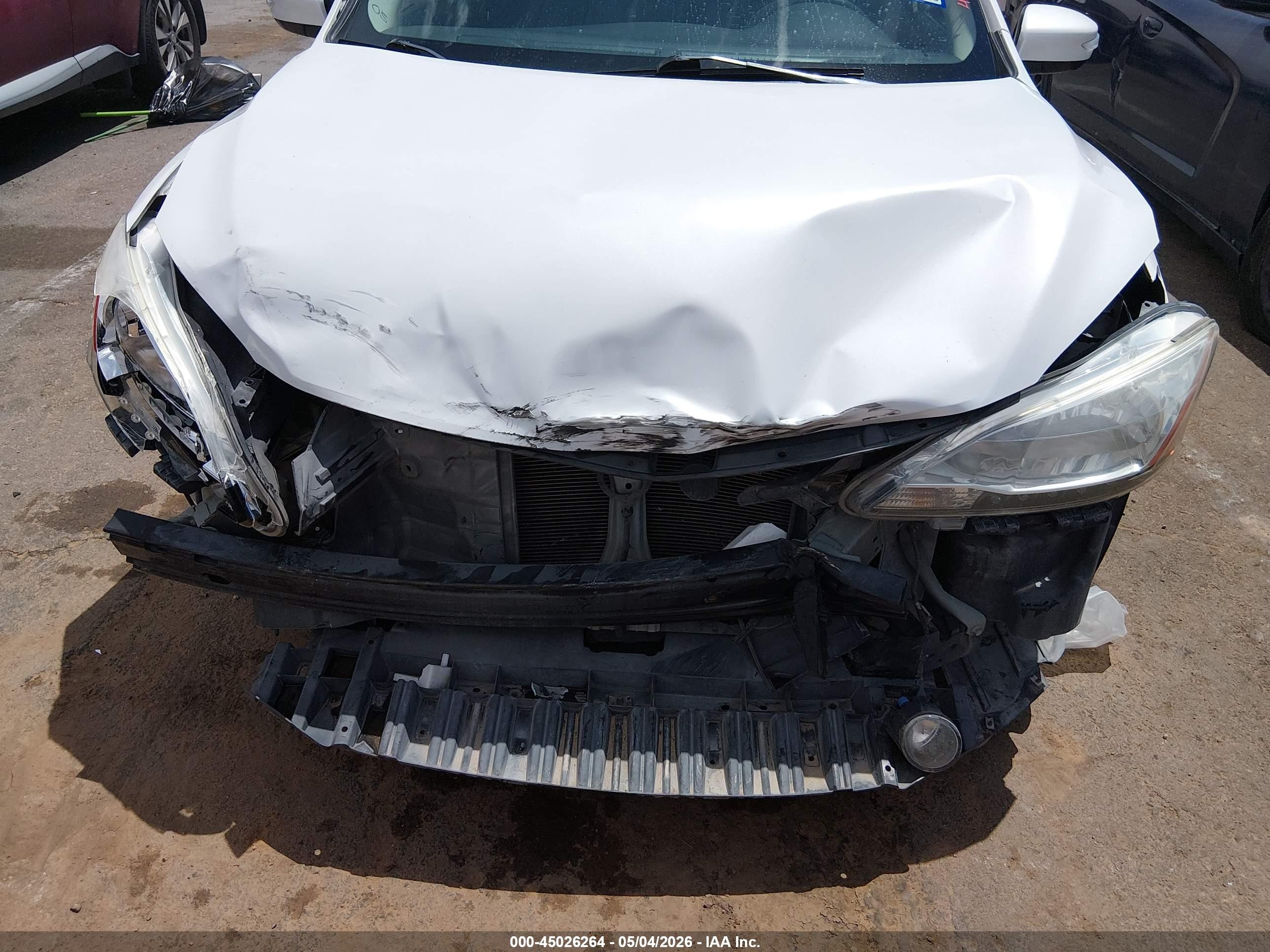 2015 Nissan Sentra Sr White vin: 3N1AB7AP4FY330423