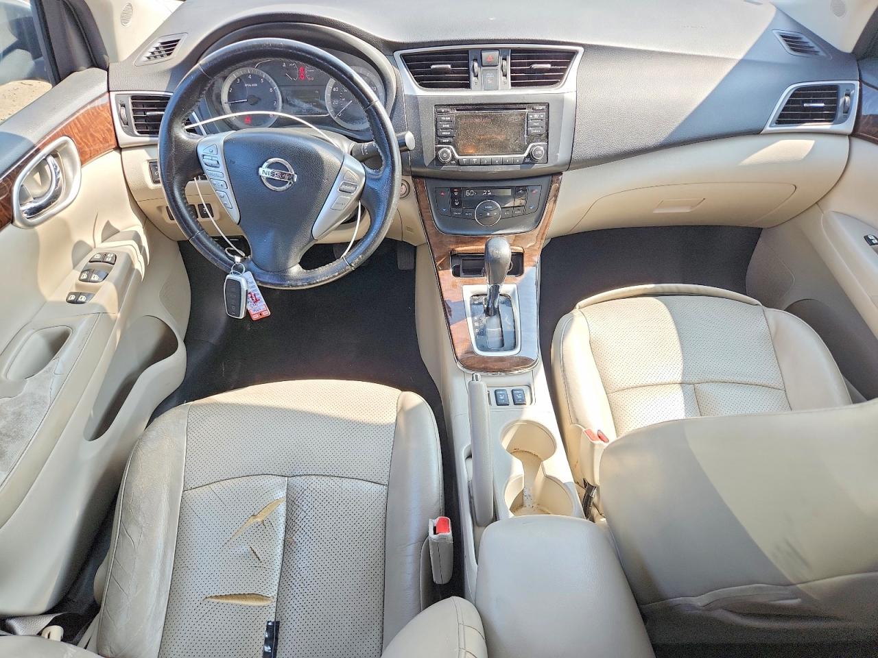 2015 Nissan Sentra Sl White vin: 3N1AB7AP4FY334018