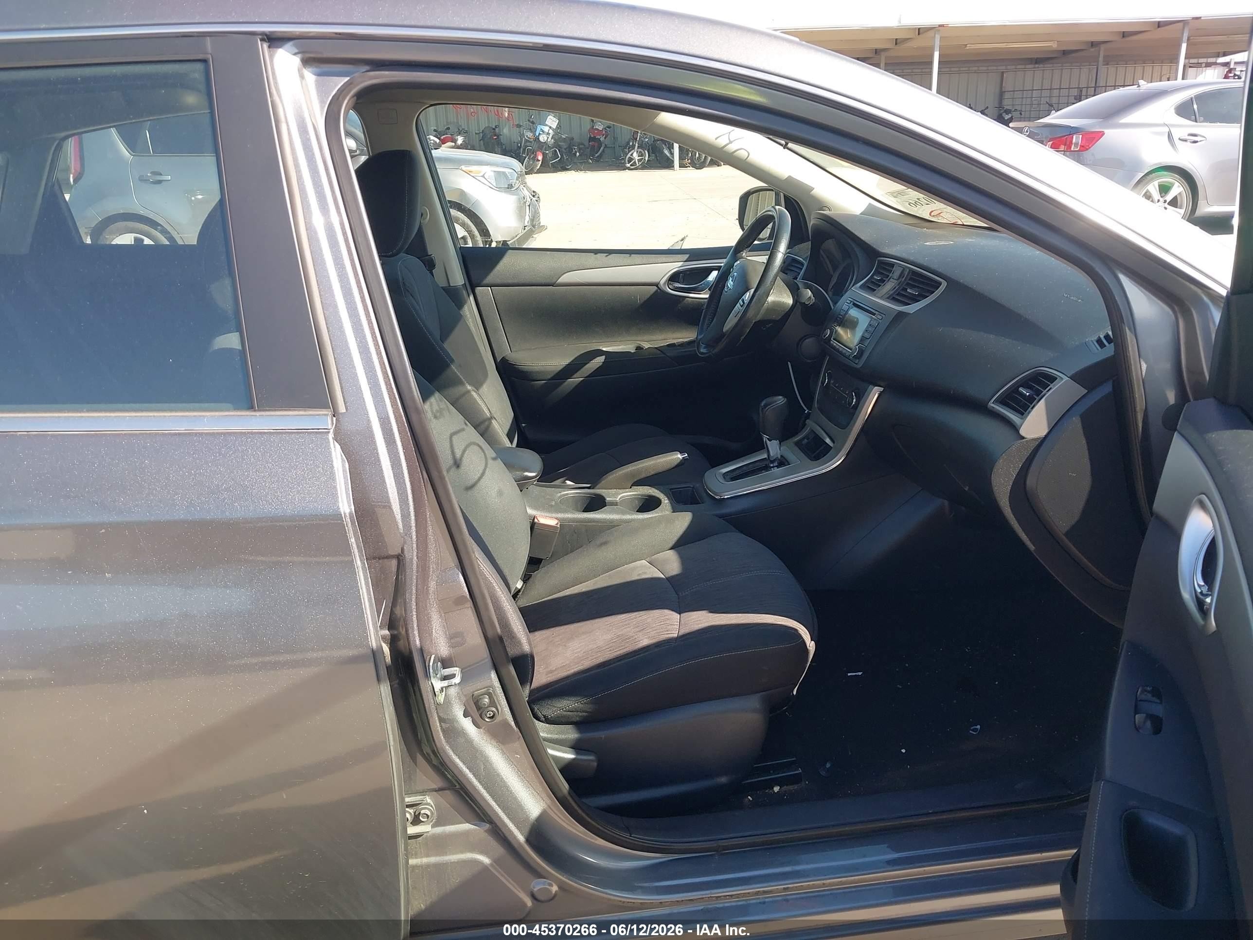 2015 Nissan Sentra Sv Gray vin: 3N1AB7AP4FY336075