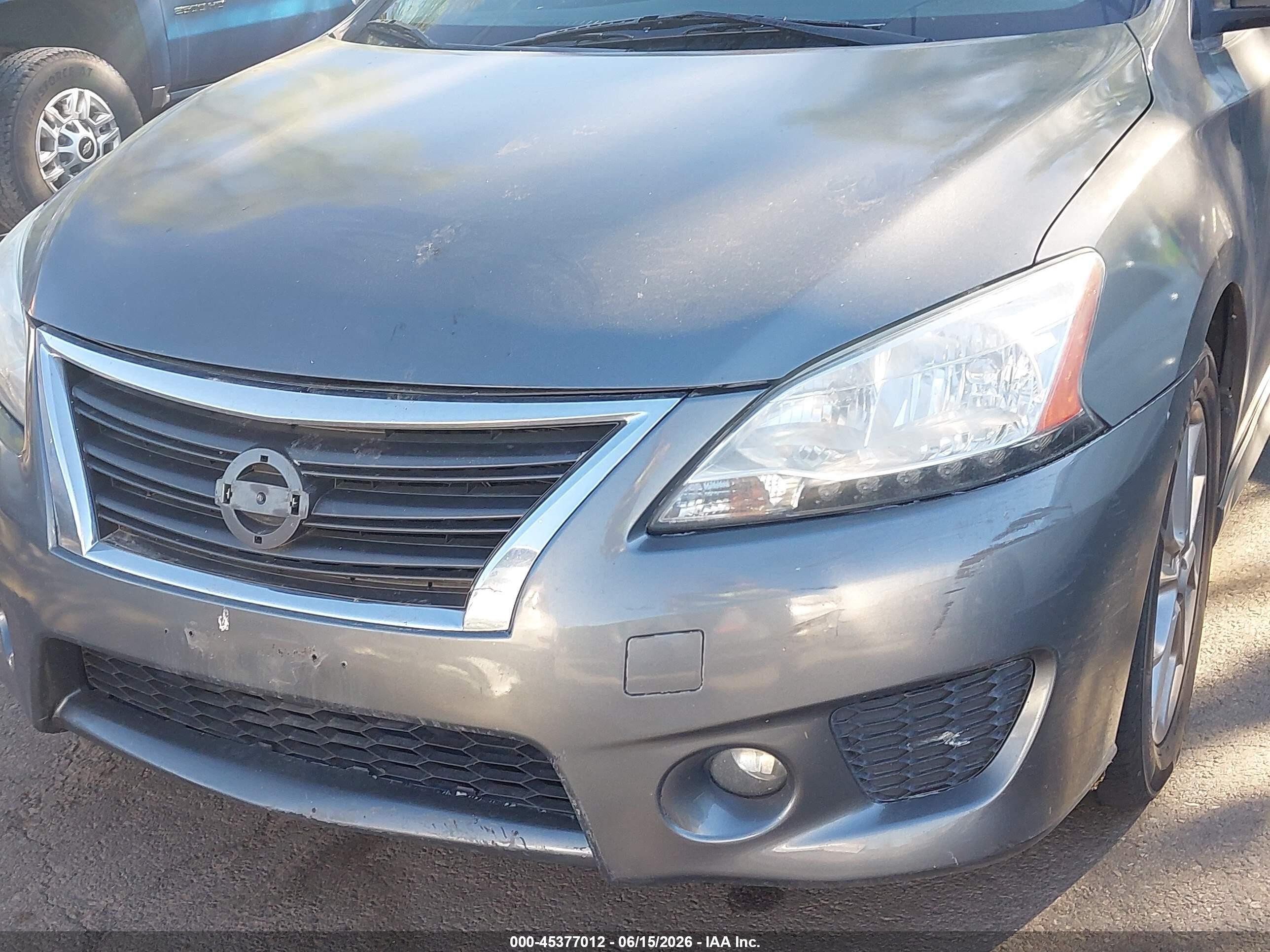 2015 Nissan Sentra Sr Gray vin: 3N1AB7AP4FY336576