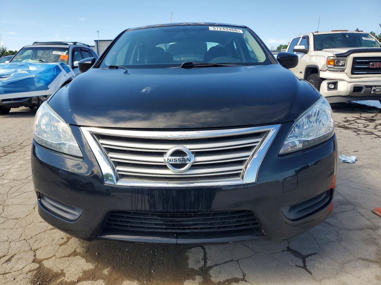 2015 Nissan Sentra S Black vin: 3N1AB7AP4FY340207