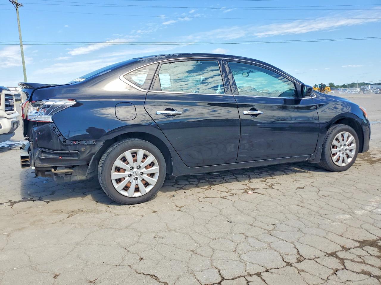 2015 Nissan Sentra S Black vin: 3N1AB7AP4FY340207