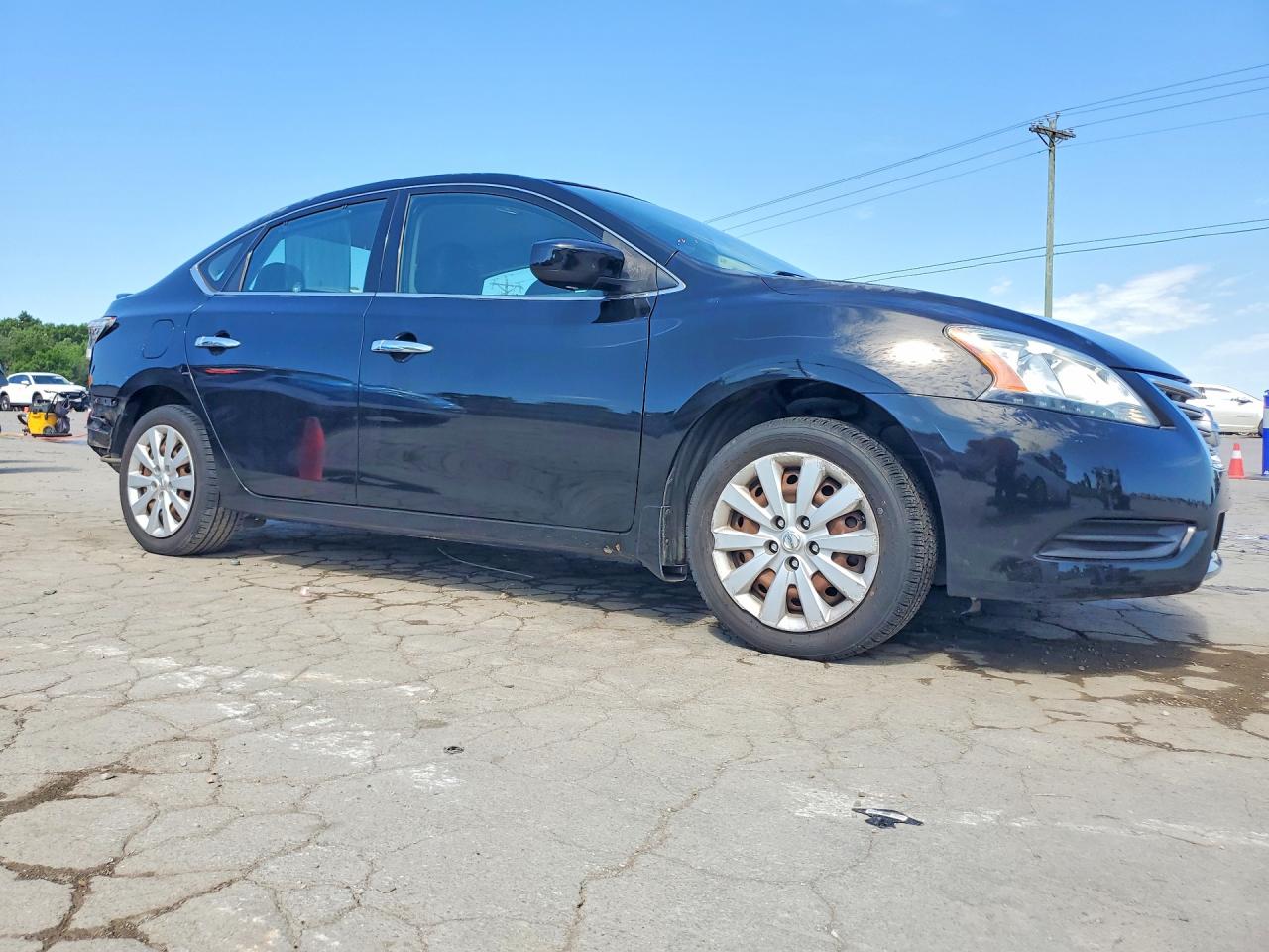 2015 Nissan Sentra S Black vin: 3N1AB7AP4FY340207