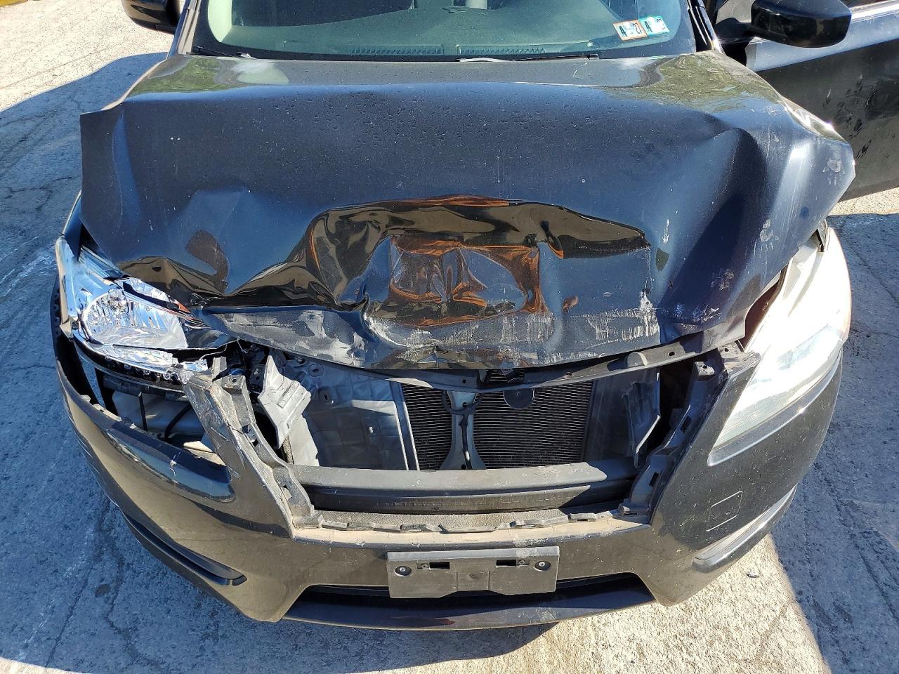 2015 Nissan Sentra S Black vin: 3N1AB7AP4FY345228
