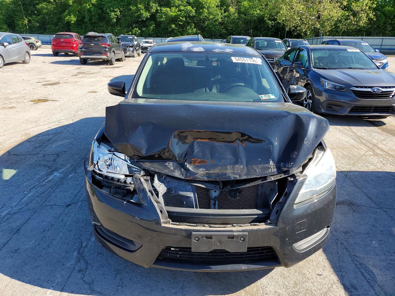 2015 Nissan Sentra S Black vin: 3N1AB7AP4FY345228