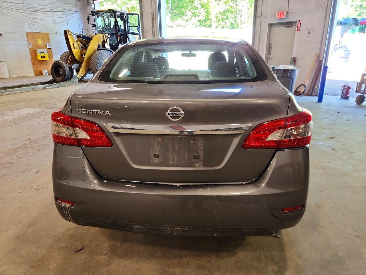 2015 Nissan Sentra S Gray vin: 3N1AB7AP4FY349280