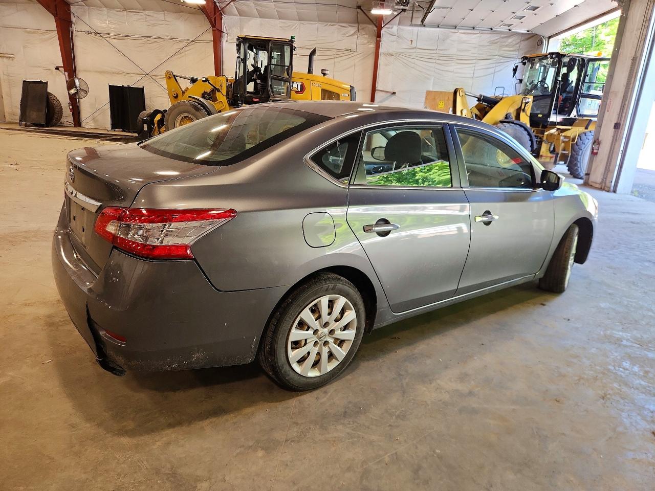 2015 Nissan Sentra S Gray vin: 3N1AB7AP4FY349280