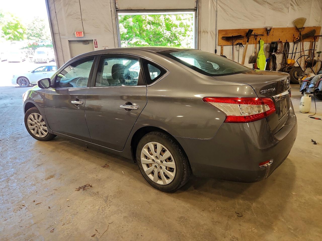 2015 Nissan Sentra S Gray vin: 3N1AB7AP4FY349280