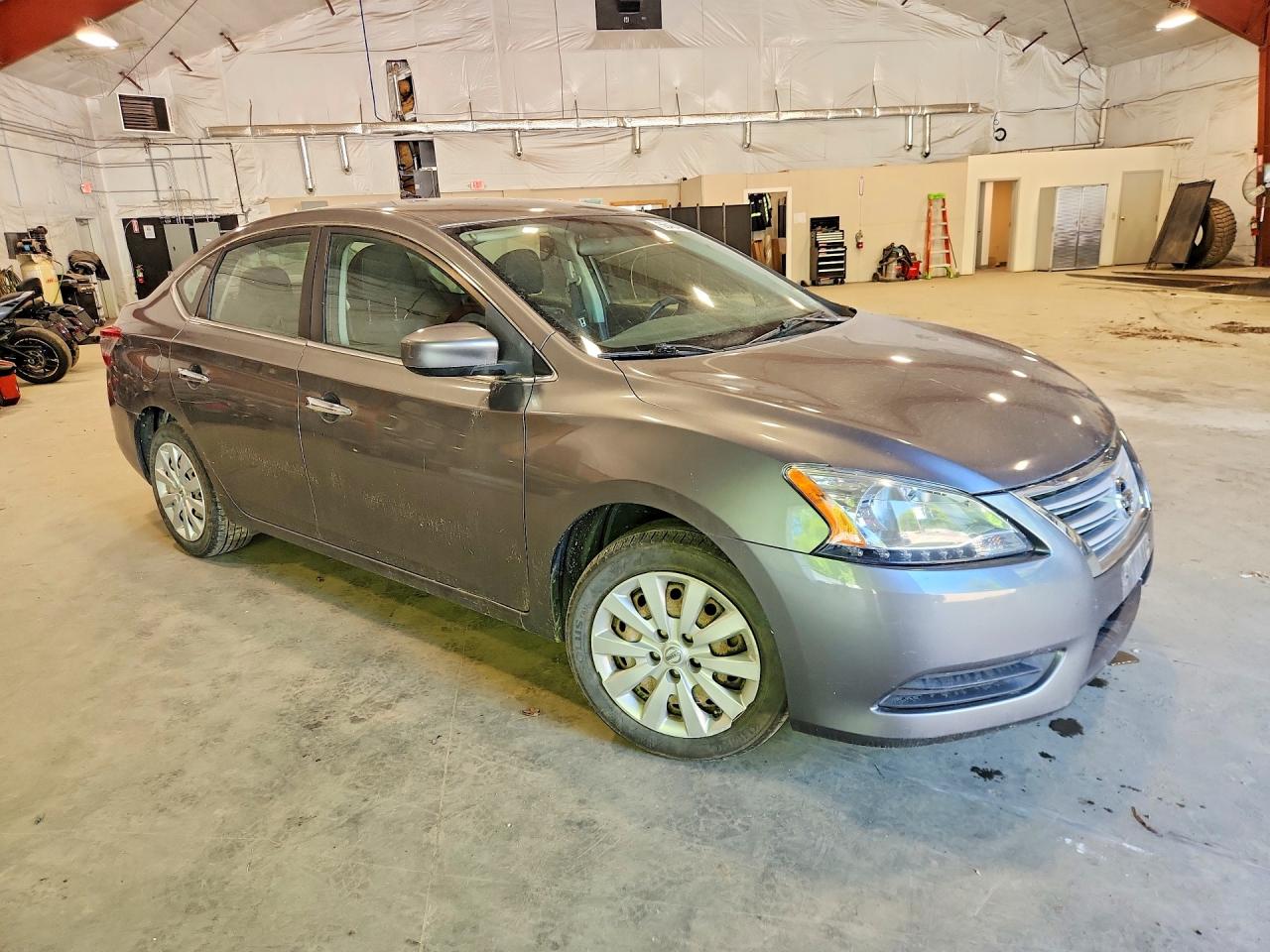 2015 Nissan Sentra S Gray vin: 3N1AB7AP4FY349280