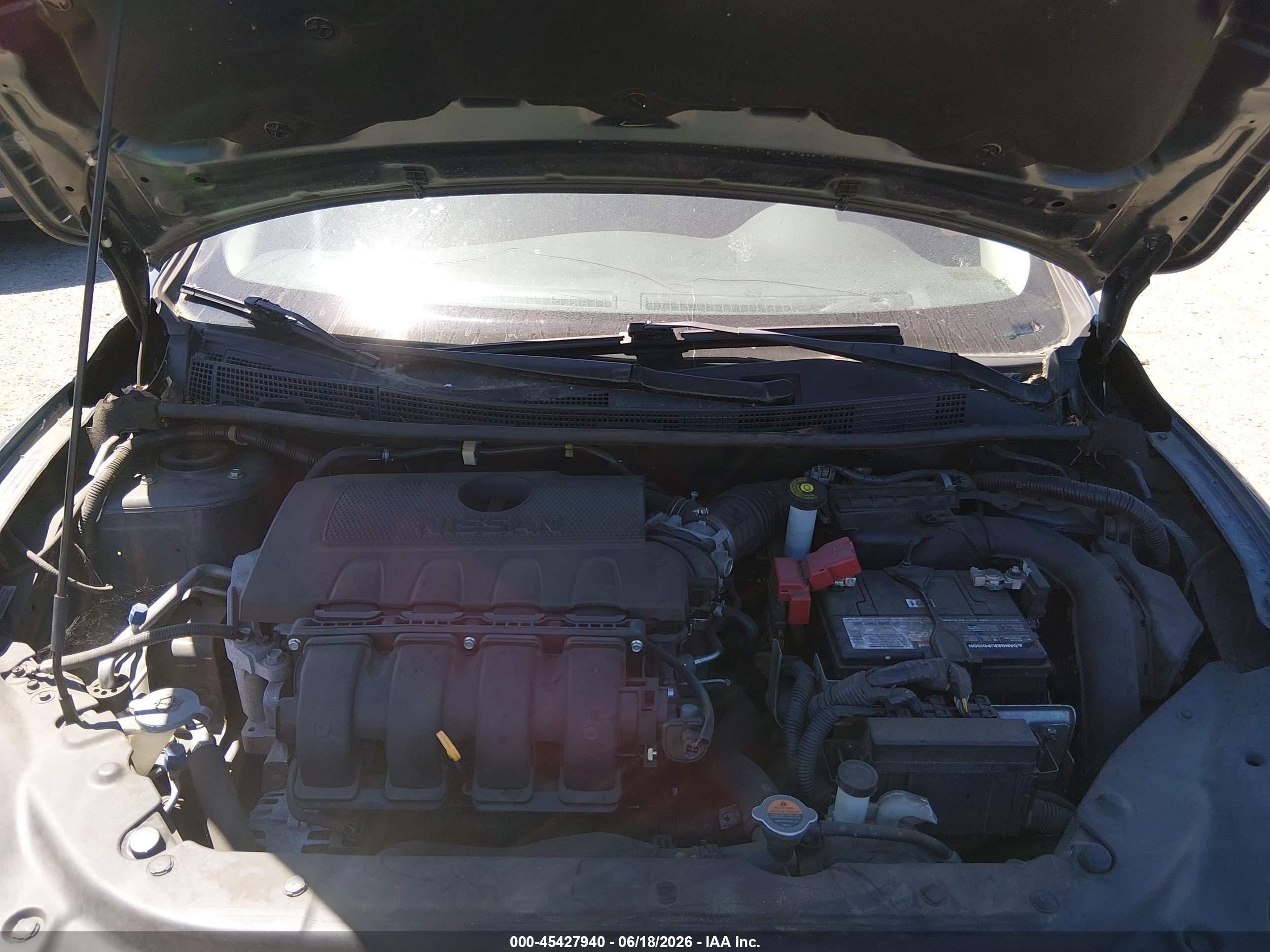 2015 Nissan Sentra Sv Blue vin: 3N1AB7AP4FY349828