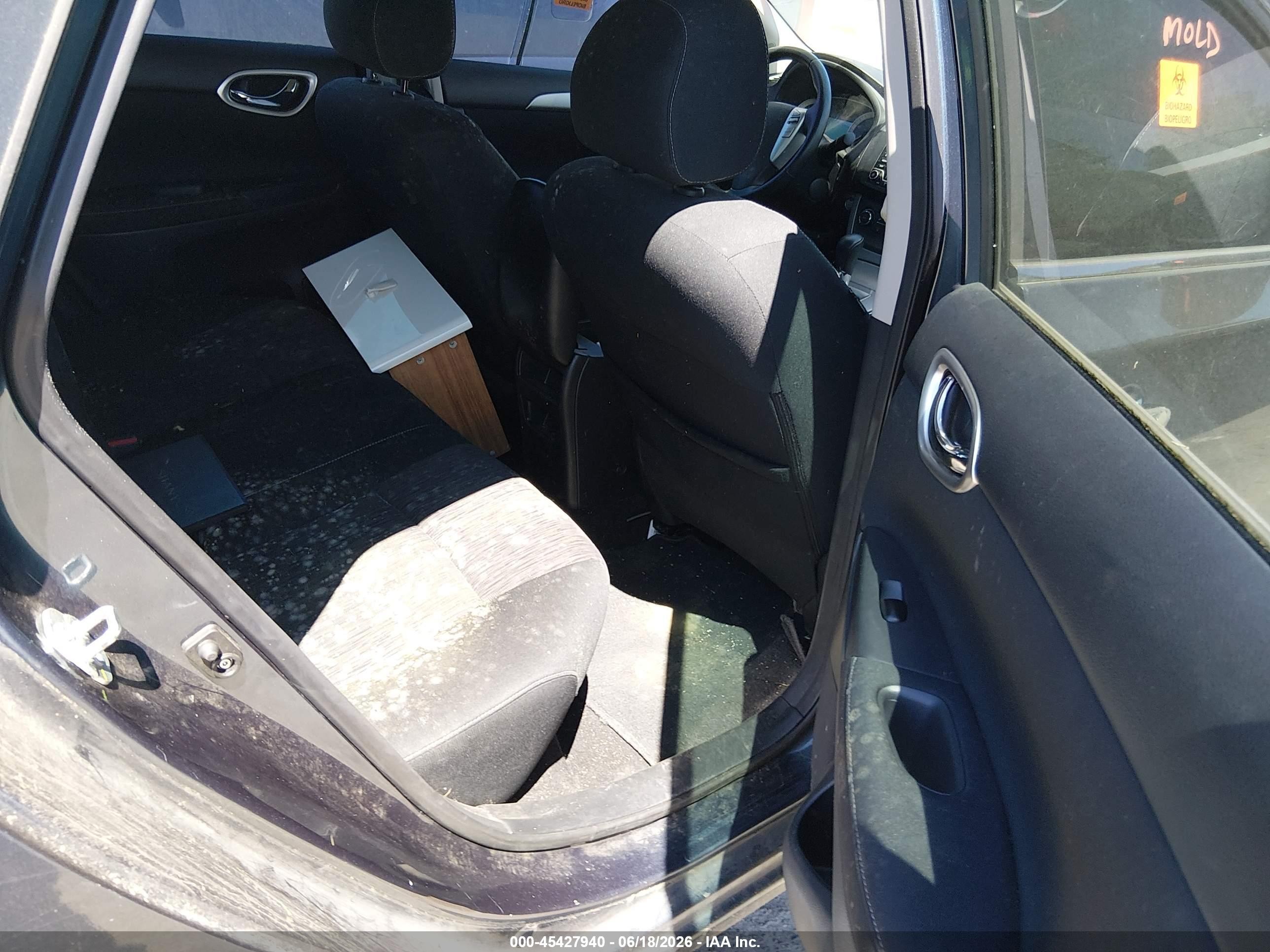 2015 Nissan Sentra Sv Blue vin: 3N1AB7AP4FY349828
